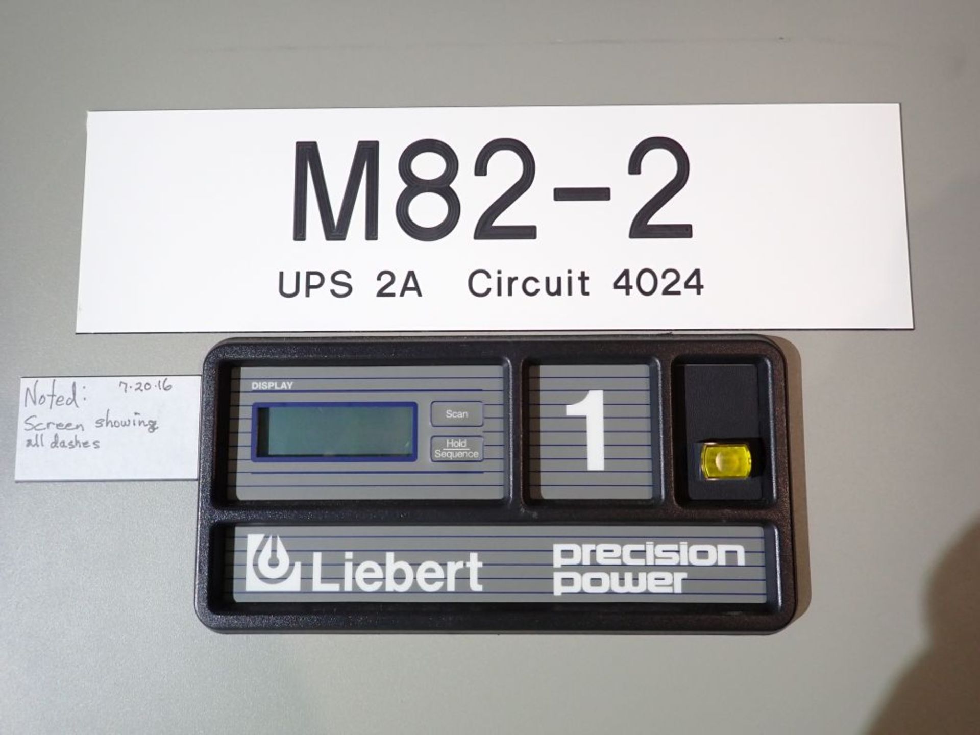 Liebert UPS Unit | Tag: 241140; Lot Loading Fee: $50.00 - Image 3 of 19