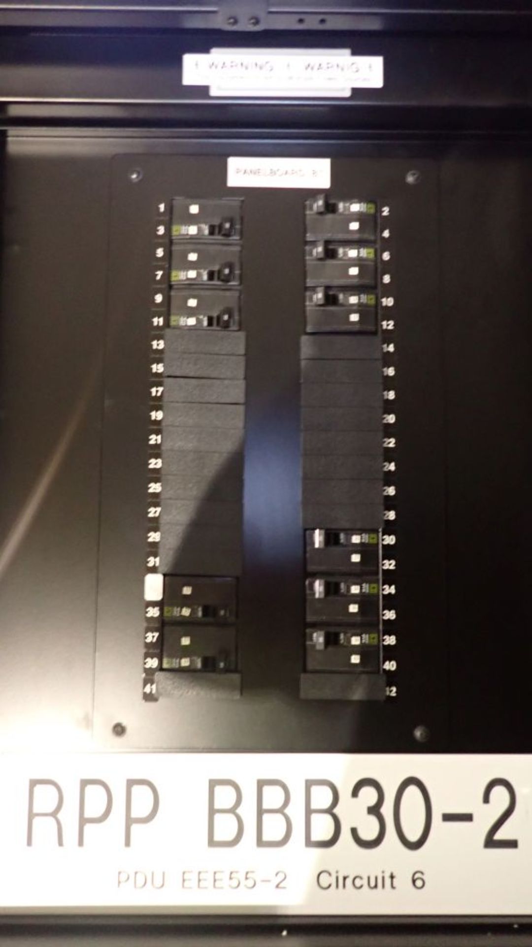 Onyx Power Rack Panelboard | Part No. 98-112-00-00; System 2; Input: 208/120 VAC; 4-Wire Plus Ground - Image 4 of 21