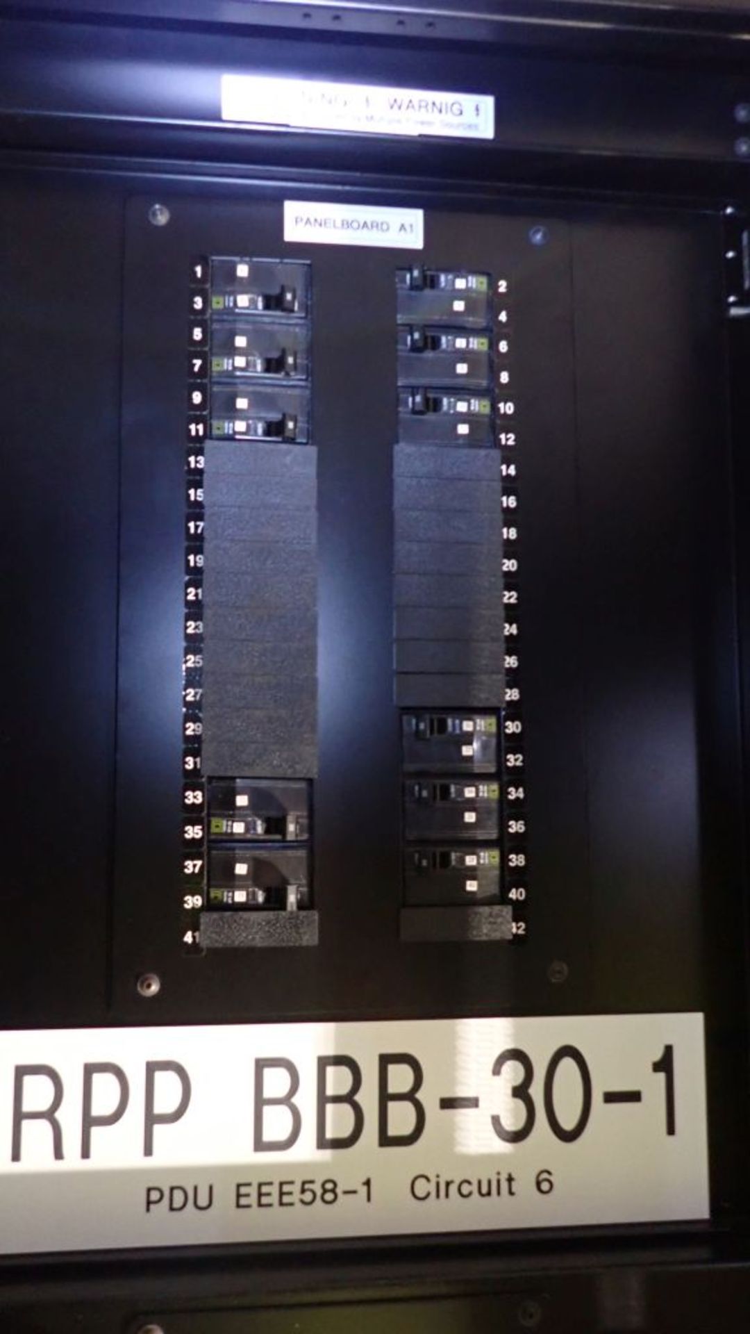 Onyx Power Rack Panelboard | Part No. 98-112-00-00; System 2; Input: 208/120 VAC; 4-Wire Plus Ground - Image 15 of 21