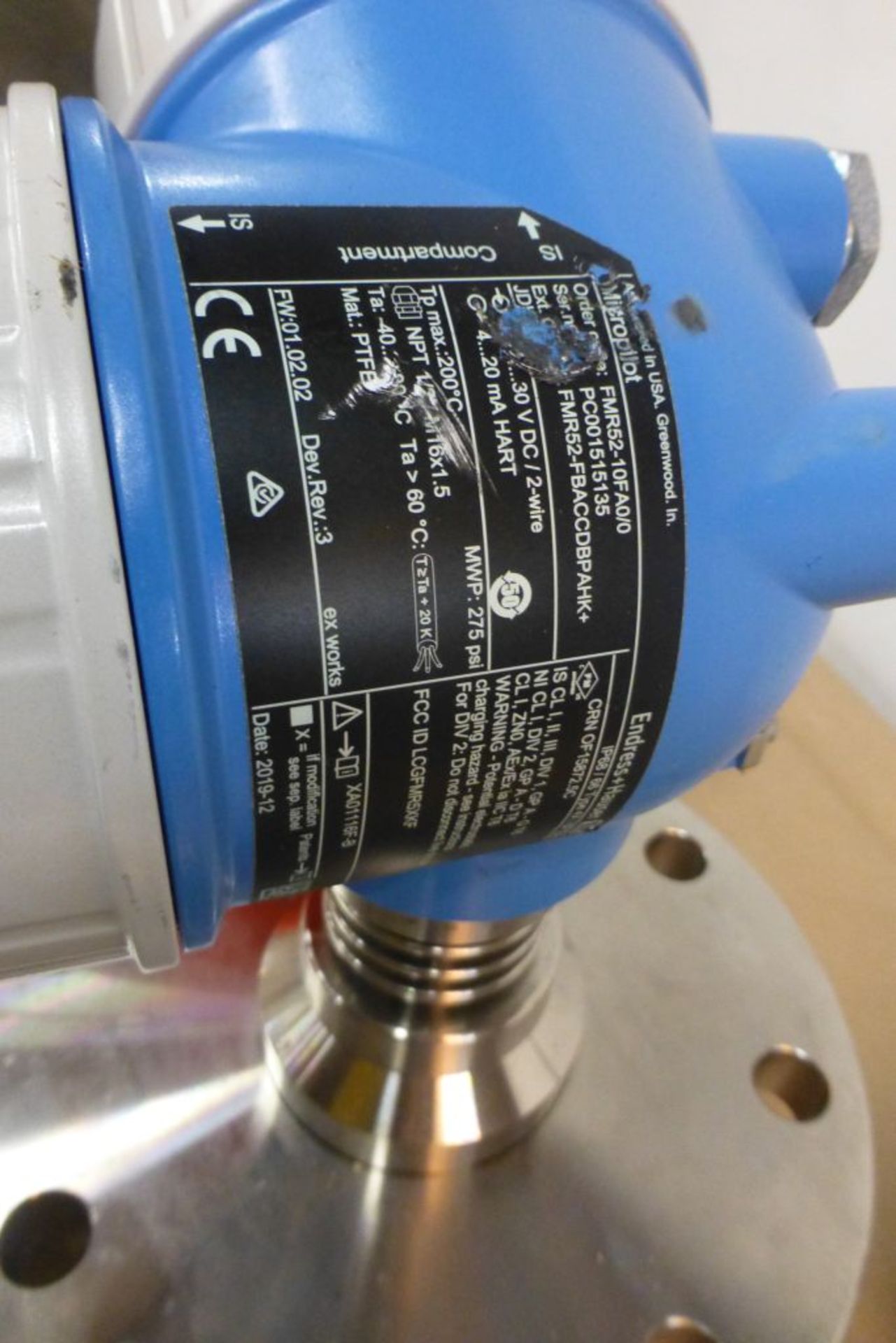 Lot of (3) Assorted Components | (1) Endress & Hauser Cerabar S Pressure Transmitter Order Code - Image 3 of 8