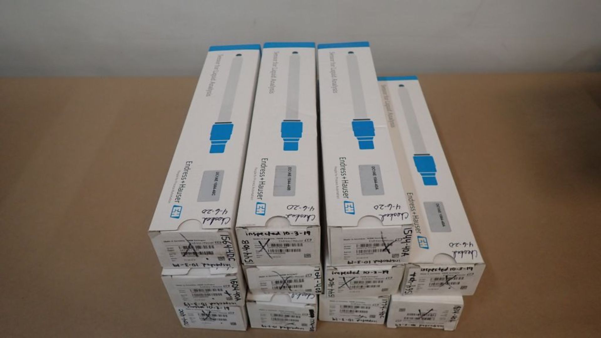 Lot of Assorted Endress & Hauser Sensors for Liquid Analysis | Serial No's. Include: N331A905E00;