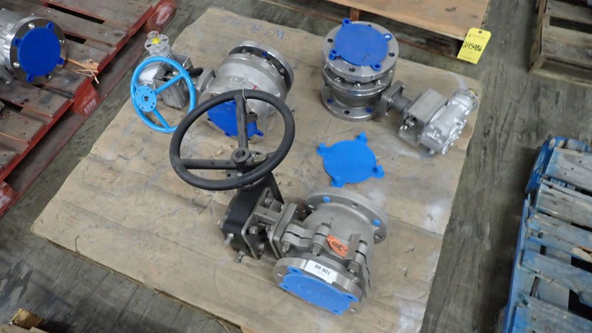 Lot of (3) Assorted 4" Valves | (2) Class-150, CX2MW Body; (1) PBM Class-150, 316 Body; Tag: 245985