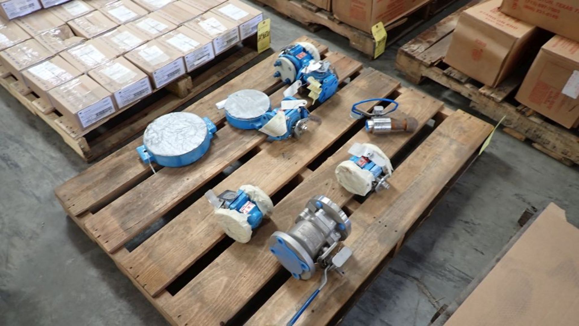 Lot of Lot of (9) Assorted Stainless Steel Valves | (5) Flowserve 1" Valves Class-150, DCI/PFA Body; - Image 2 of 14