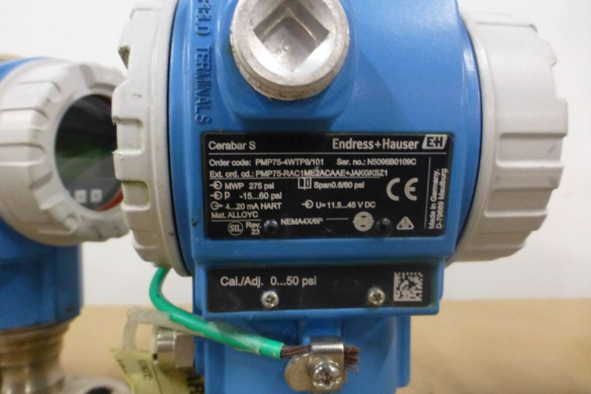 Lot of (5) Endress & Hauser Cerabar S Pressure Gauges w/Flanges | (1) Model No. PMP75, Serial No. - Image 10 of 19