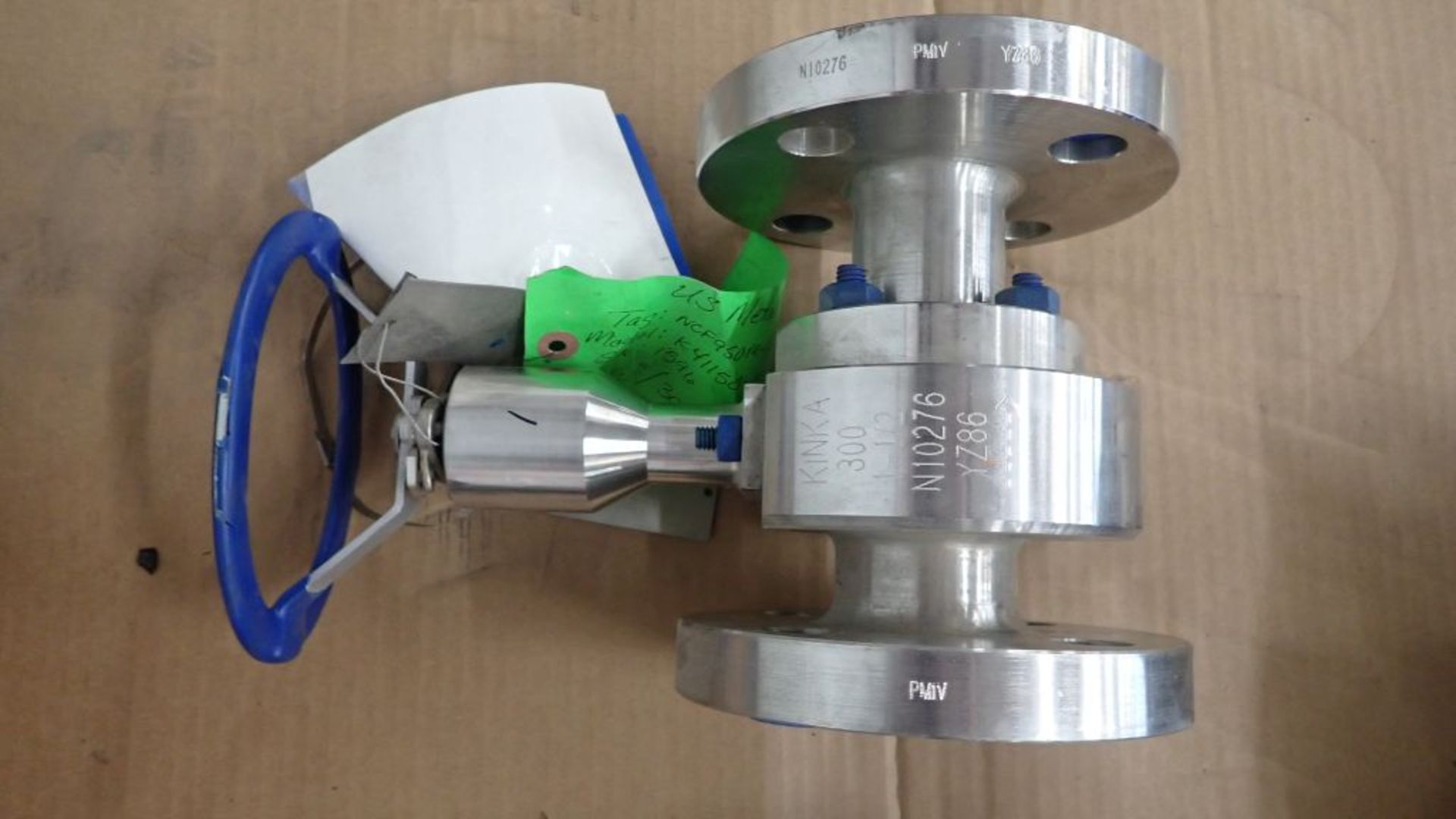 Lot of (4) Assorted Hastelloy Valves and (1) Valve Wheel | (1) 6" Butterfly Valve Class-150, C276 - Image 11 of 13