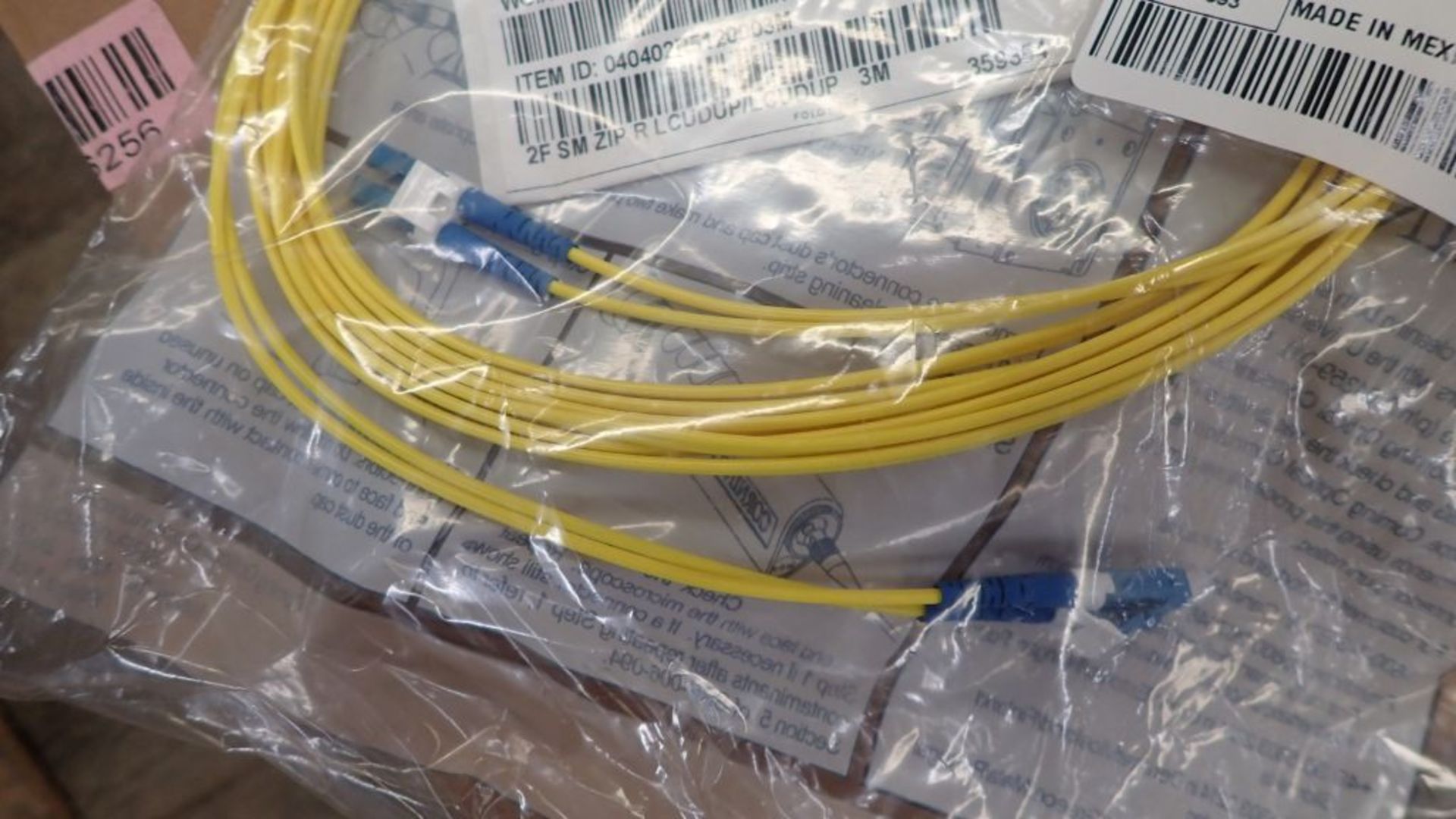 Lot of Approx (125) Optic Cable Assemblies and Approx (20) Wrap Straps | Approx (125) Corning - Image 5 of 7