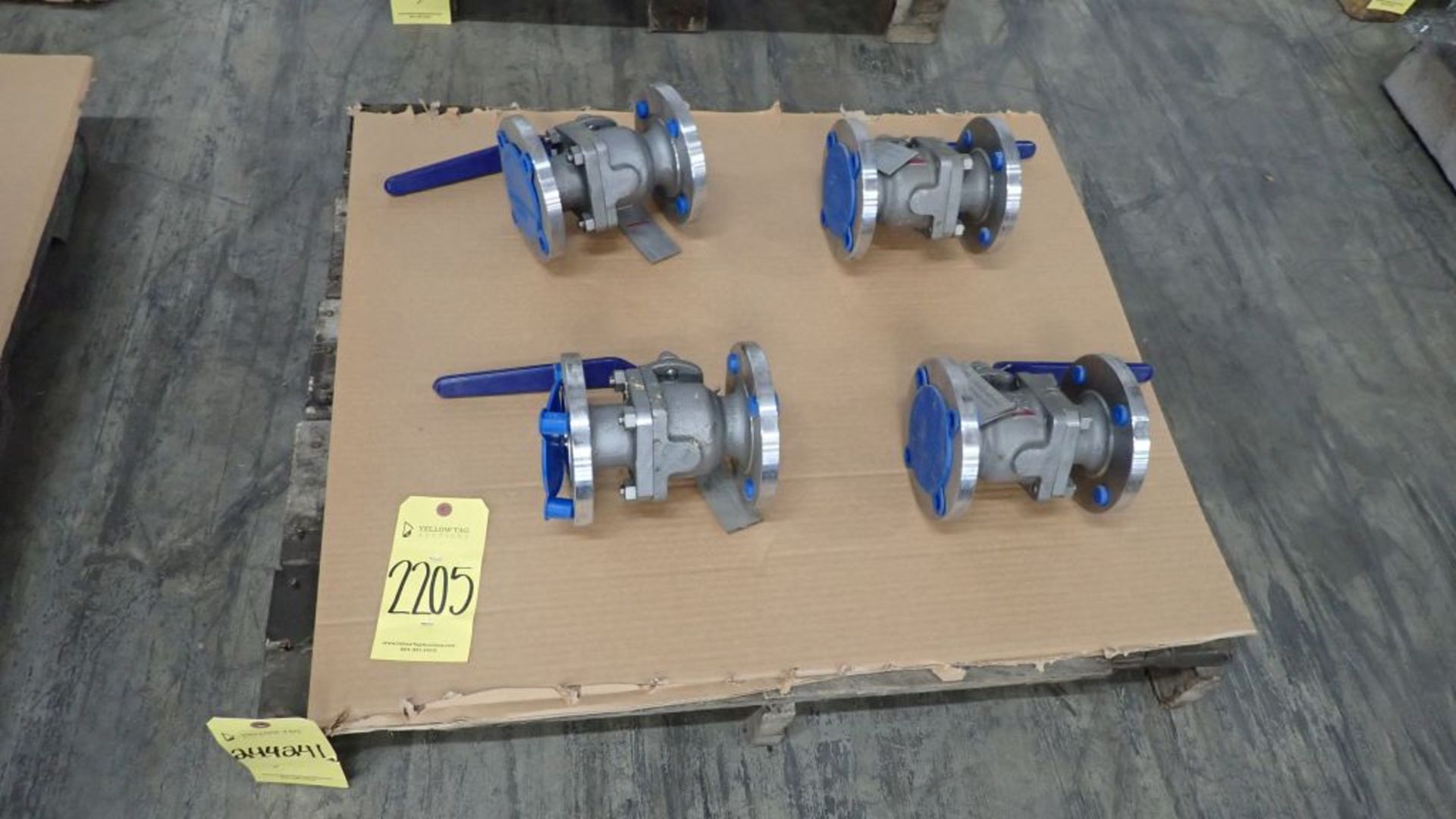 Lot of (4) Kinka 2" Type 2205 Stainless Valves | Class-150; 2205 Metal Type; Tag: 244241