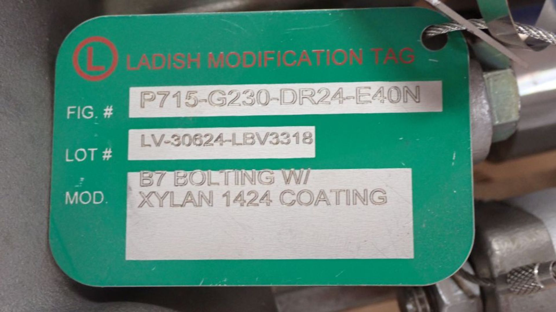 Lot of (2) Ladish 4" Hastelloy Valves w/Cait Actuator | Valve Class-150, CX2MW Body; Actuator - Image 11 of 12