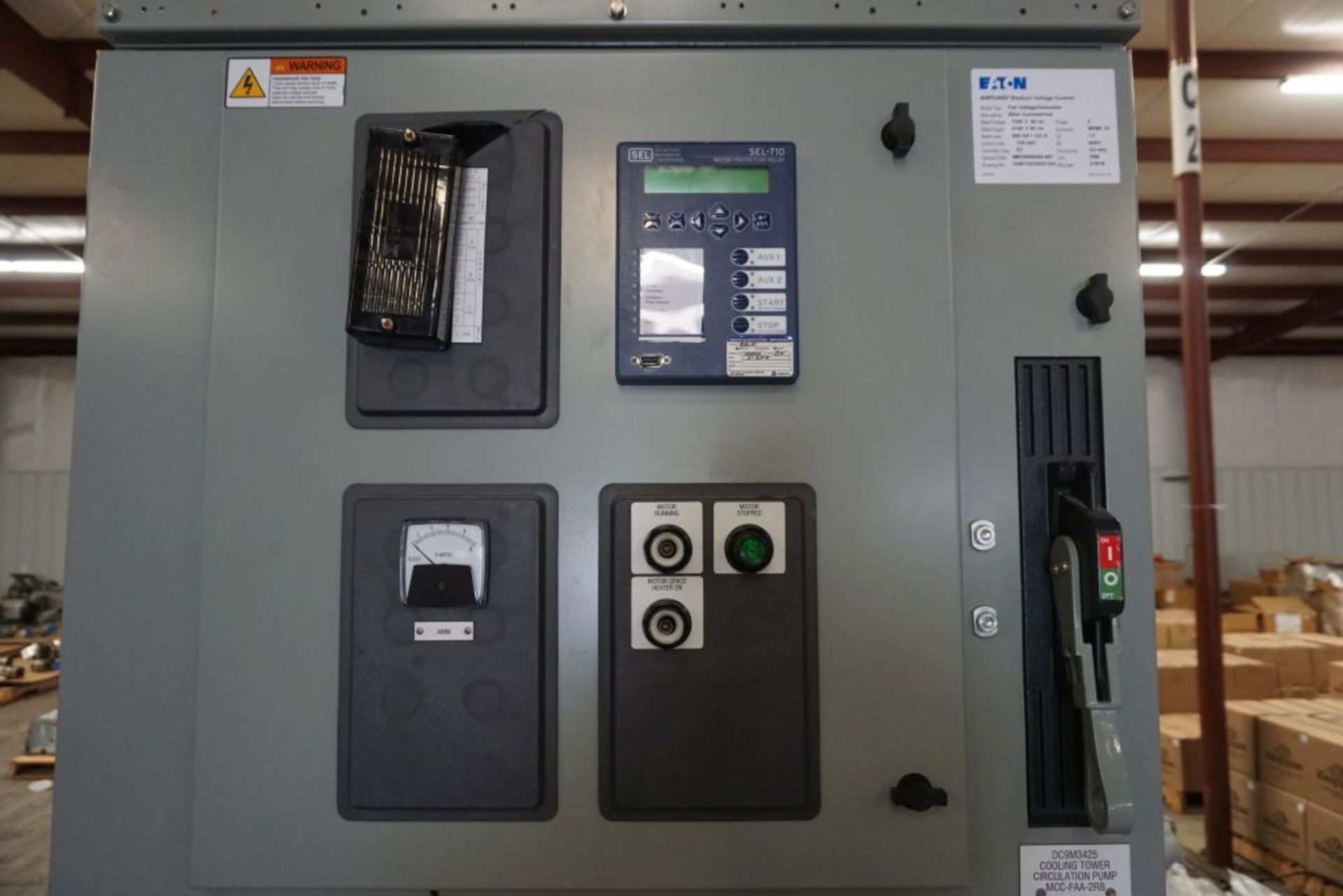 2018 Eaton Ampgard Medium Voltage Control Nema 1A Enclosure | 800 HP; 120 VAC; 7200V; 1-Section; - Image 4 of 9