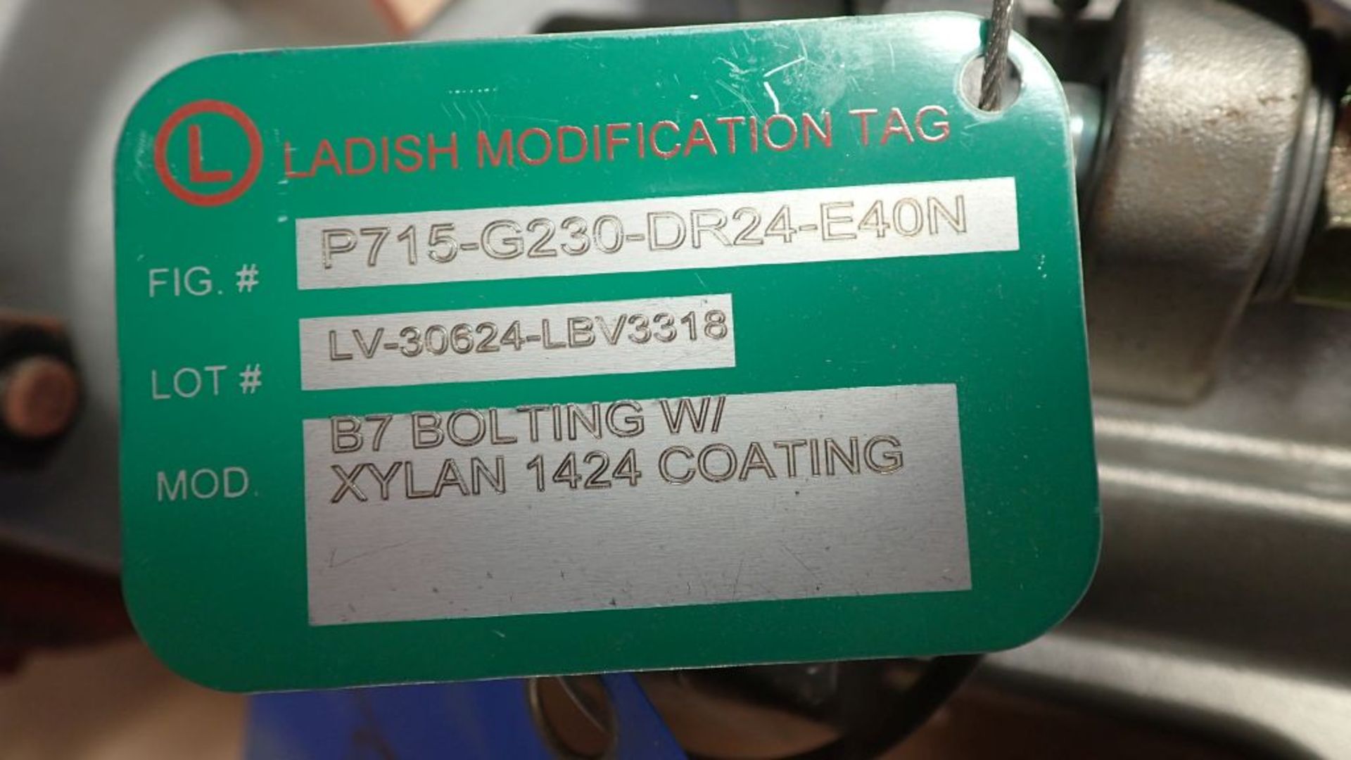 Lot of (2) Ladish 4" Hastelloy Valves w/Cait Actuator | Valve Class-150, CX2MW Body; Actuator - Image 6 of 12