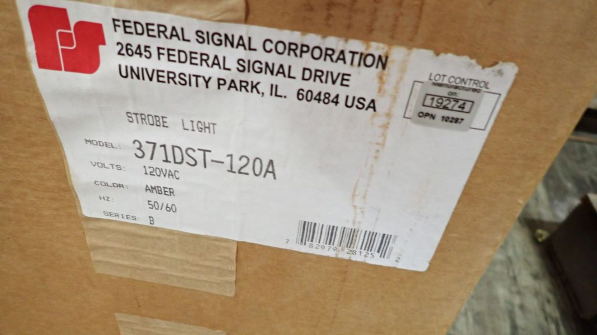 Lot of (13) Strobe Lights and (1) Emergency Lighting Unit | (13) Federal Signal Strobe Lights - Image 3 of 5