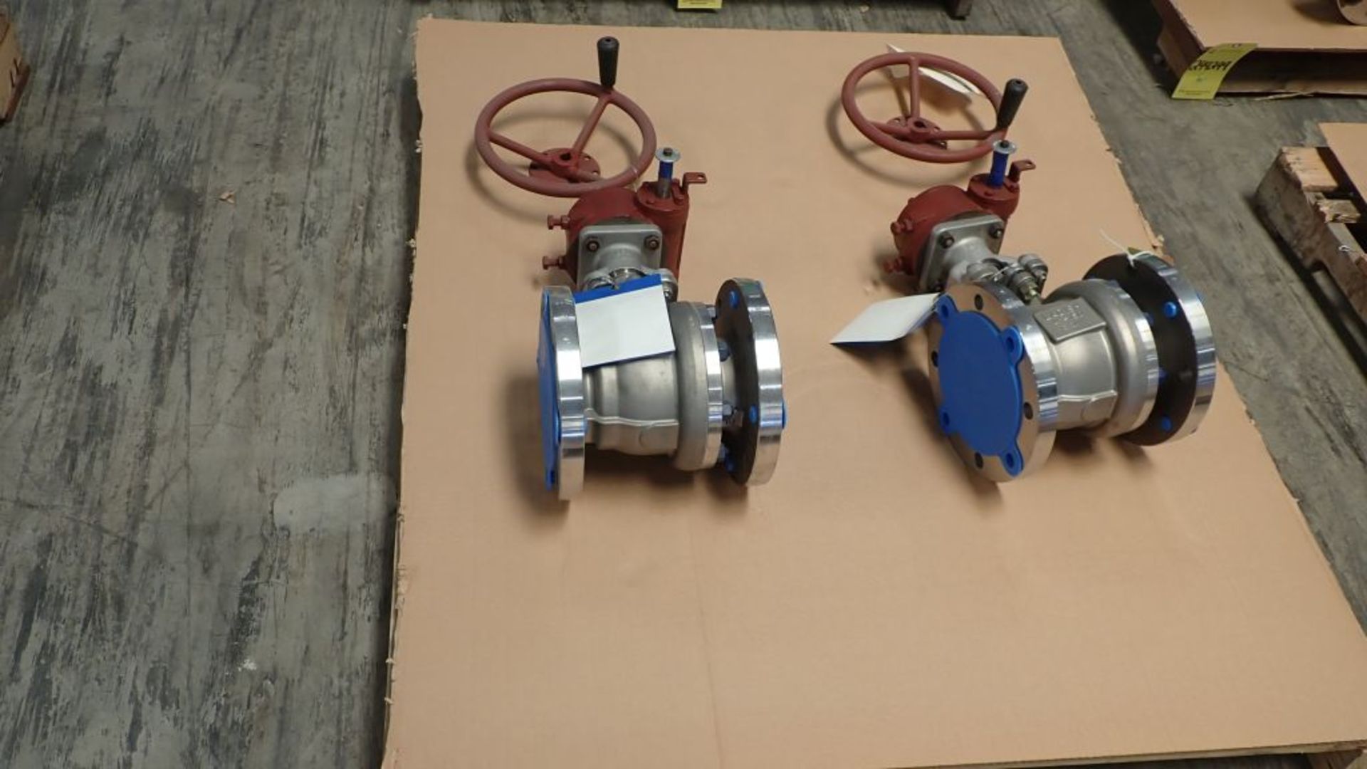 Lot of (2) Ladish 4" Hastelloy Valves w/Cait Actuator | Valve Class-150, CX2MW Body; Actuator