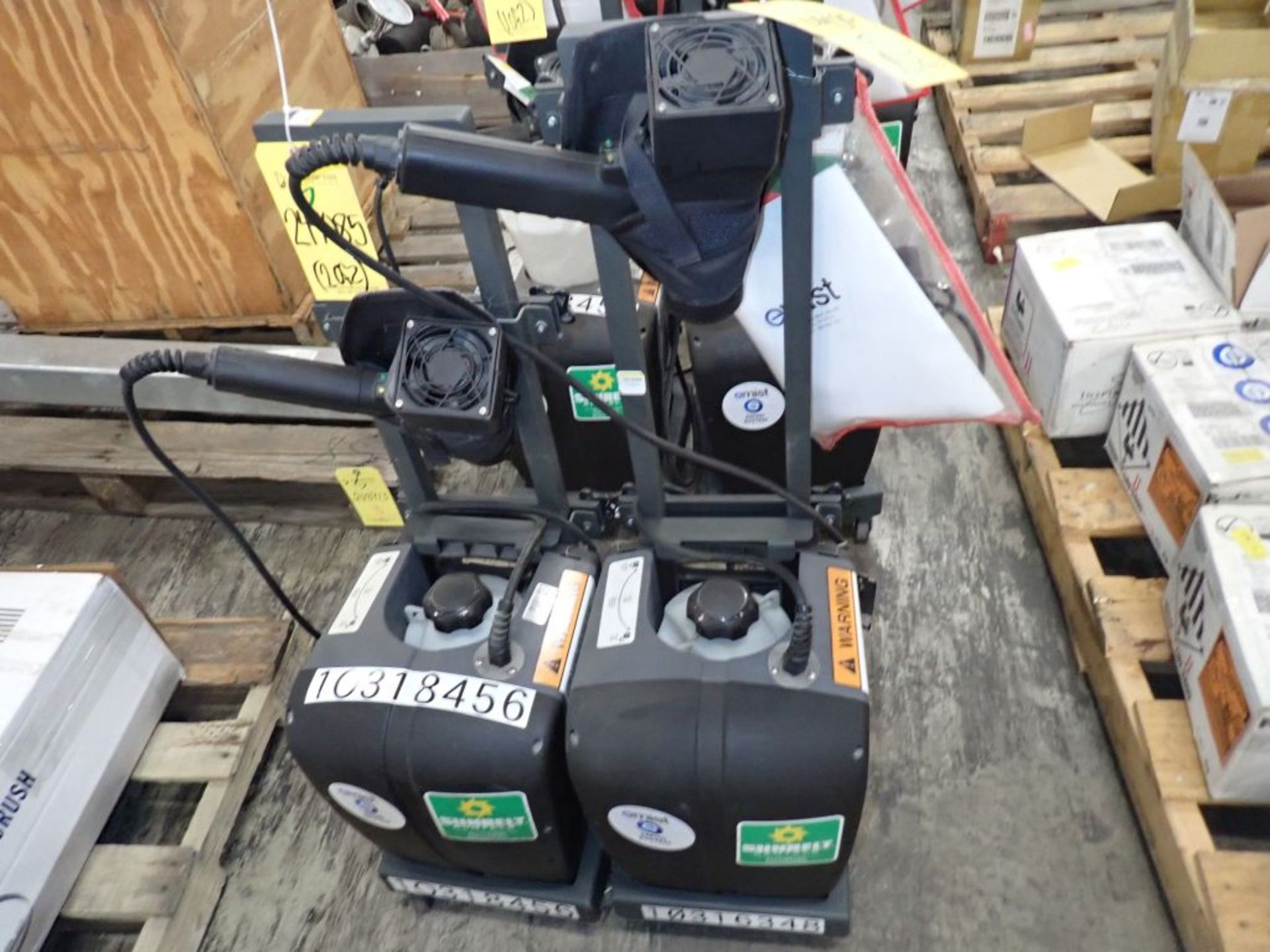 Lot of (2) Emist EM360 Electrostatic Sprayers