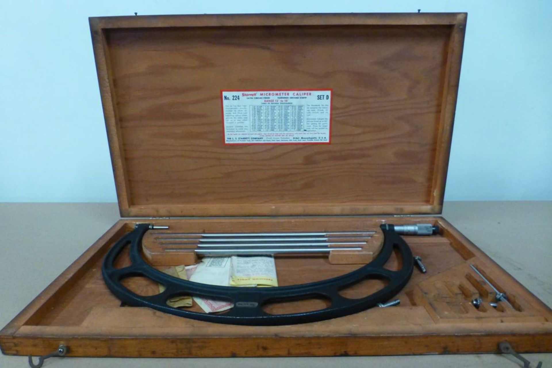 Starrett Micrometer Caliper - Image 3 of 5