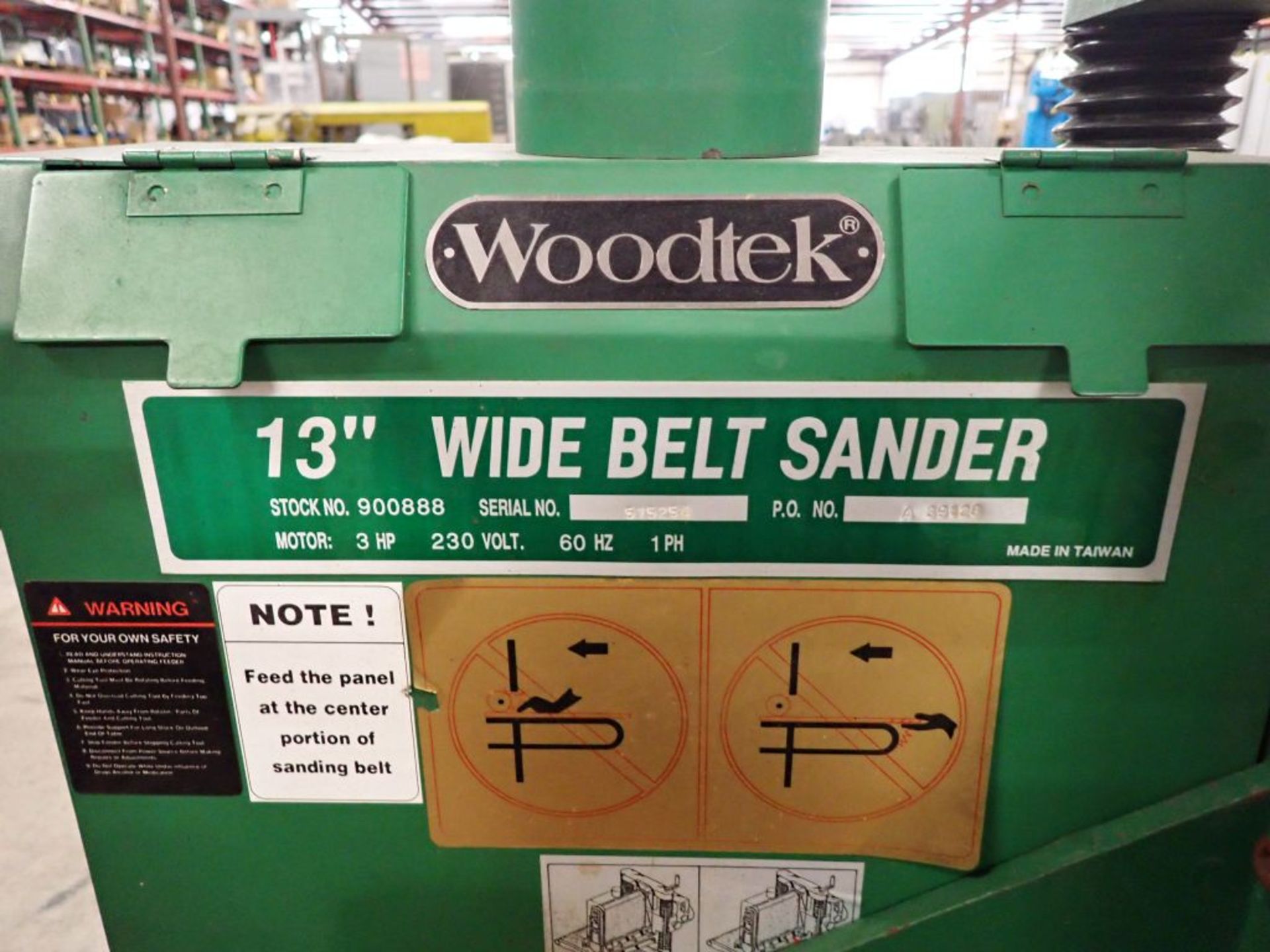 13" Wide Belt Sander - Image 6 of 6