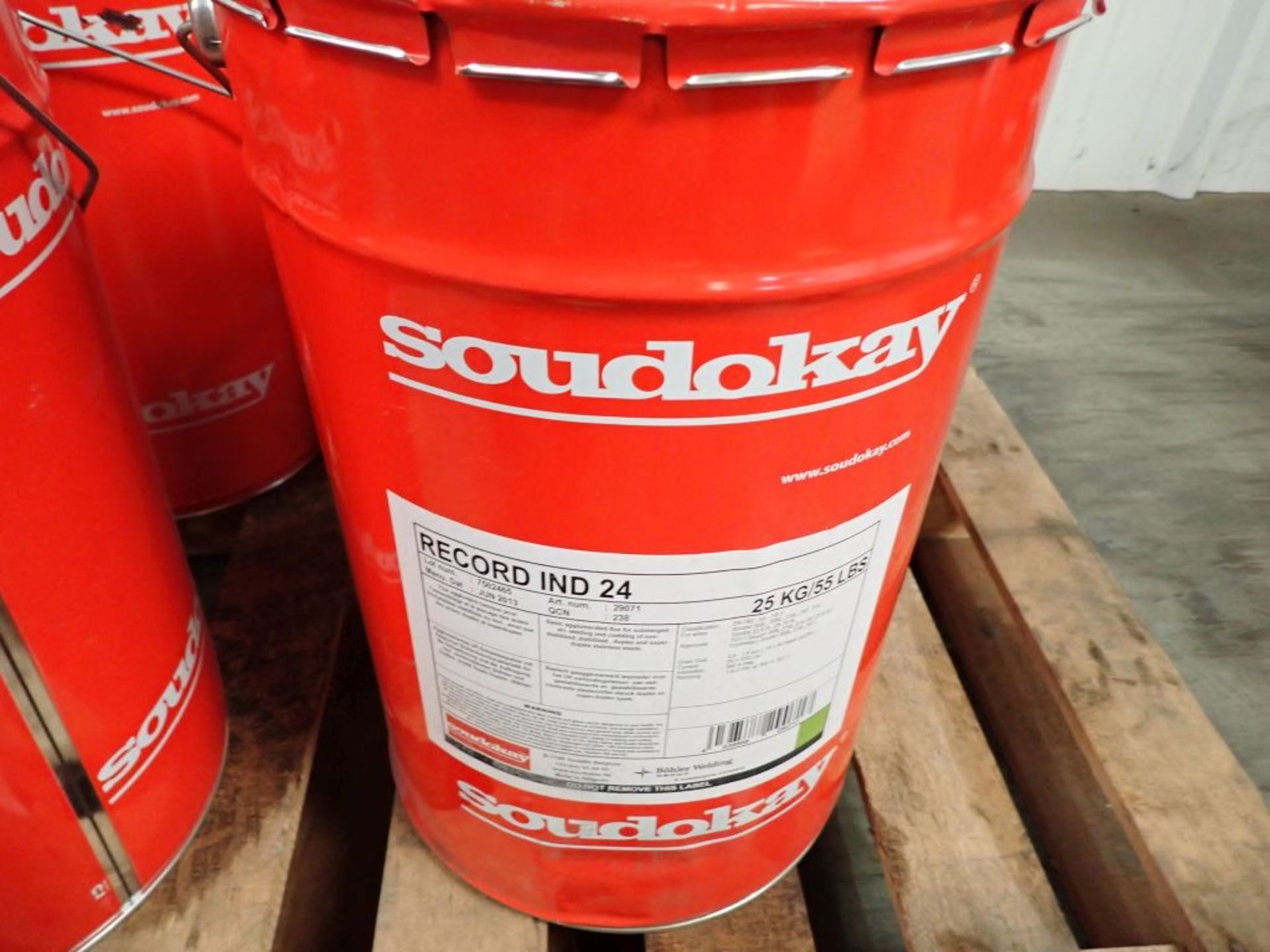 Lot of (6) Soudokay Record Ind-24 Welding Flux - Image 3 of 5