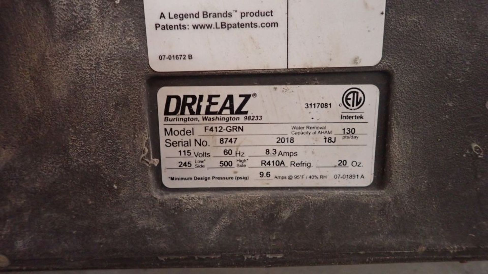 Dri-Eaz Dehumidifier - Image 4 of 6