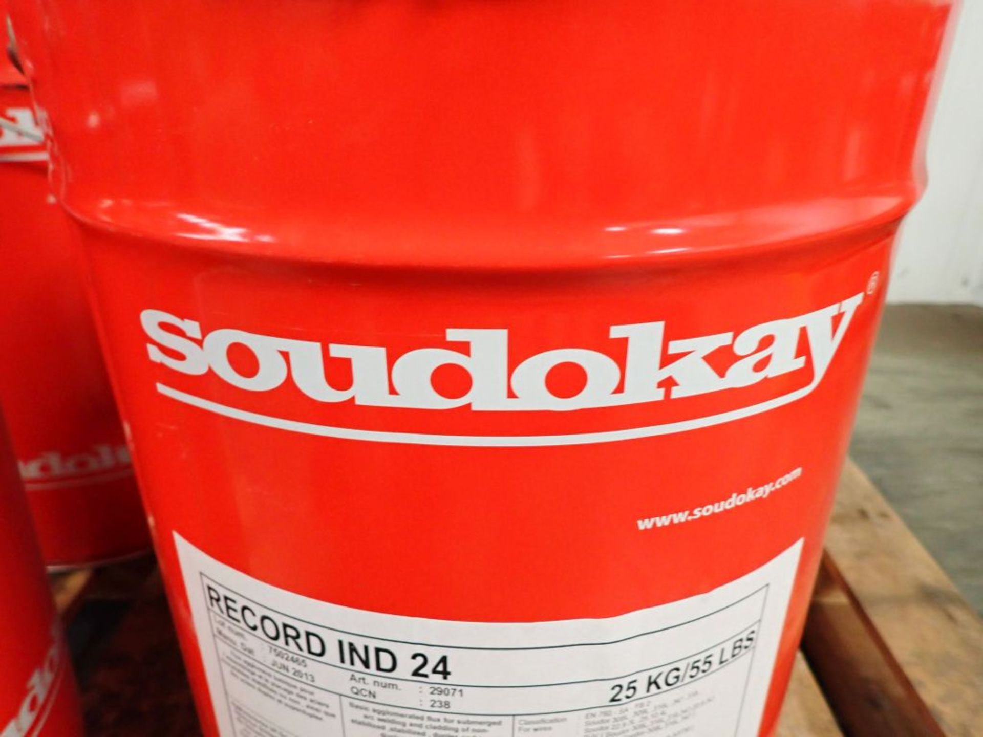 Lot of (6) Soudokay Record Ind-24 Welding Flux - Image 4 of 5