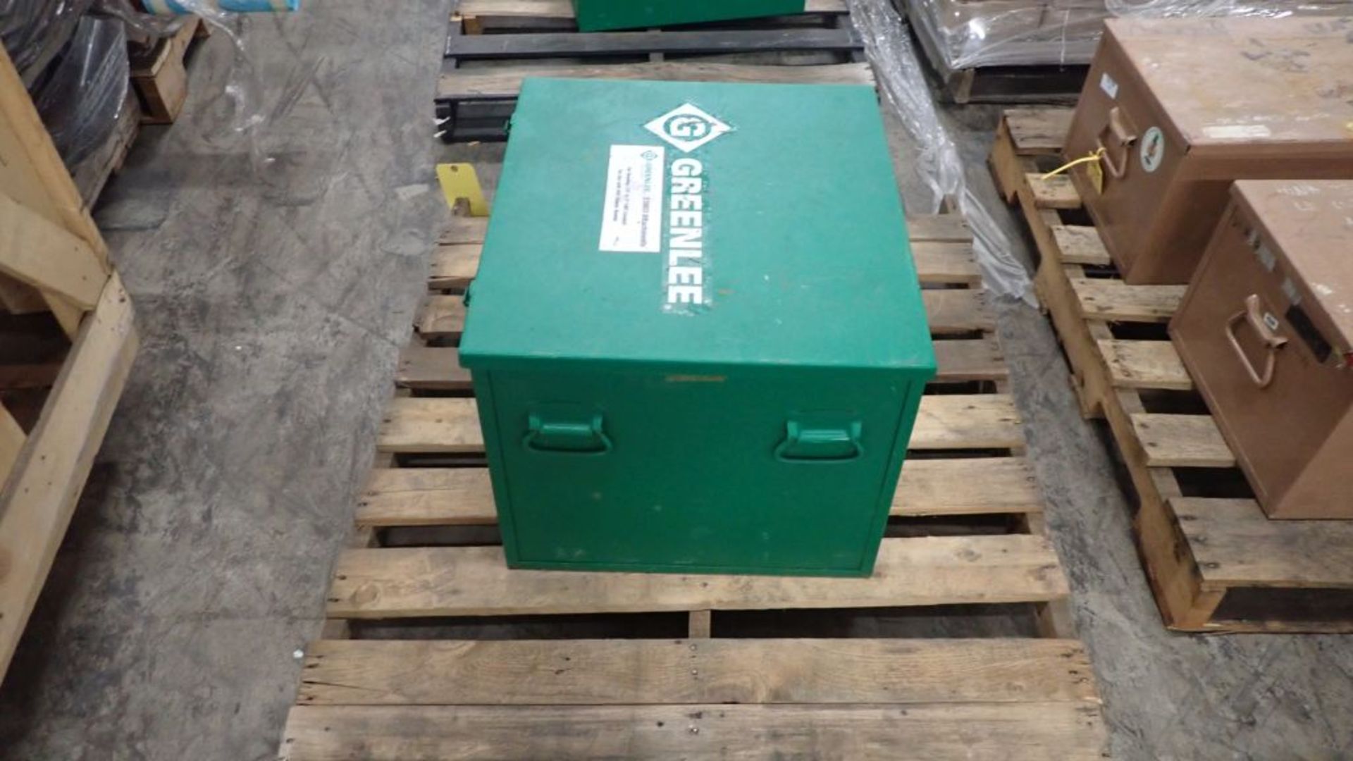 Greenlee Storage Box w/EMT Conduit Bending Machine - Image 2 of 8