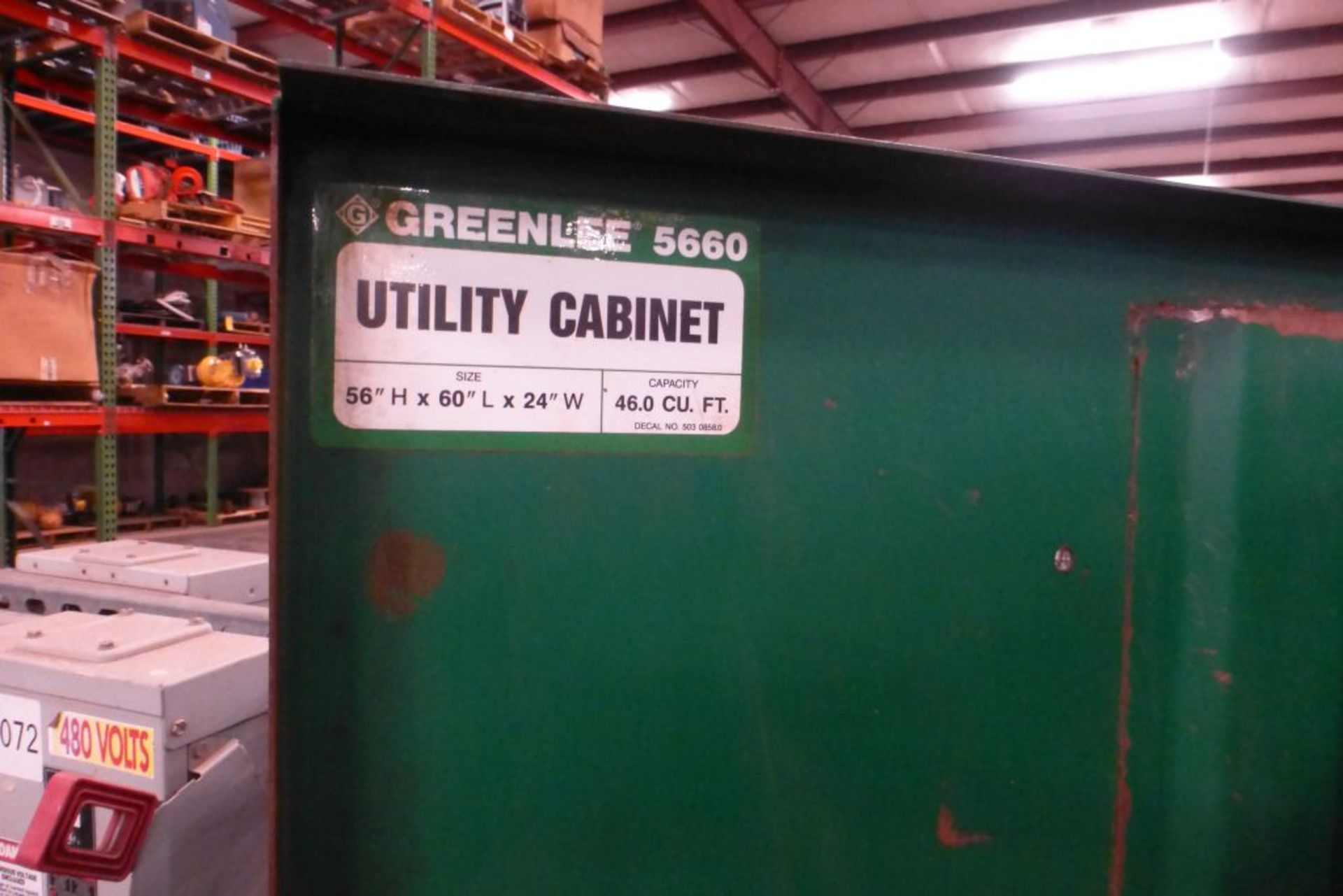 Greenlee 5660 Utility Cabinet - Image 7 of 8