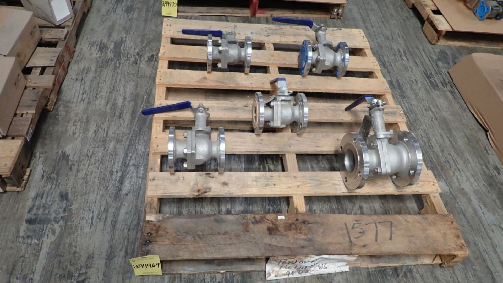 Lot of (5) Kinka Ball Hastelloy Valves