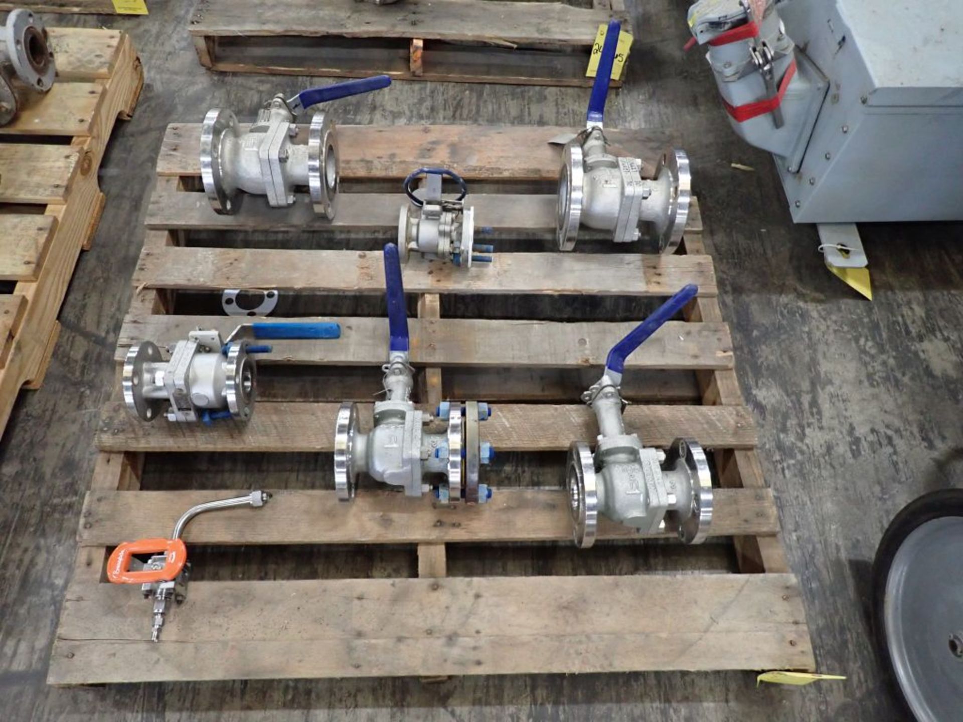 Lot of (6) Assorted Hastelloy Valves