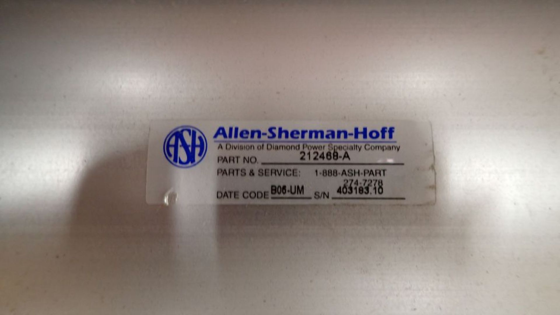 Lot of (5) Allen Sherman Hoff Pneumatic Cylinder - Image 6 of 6