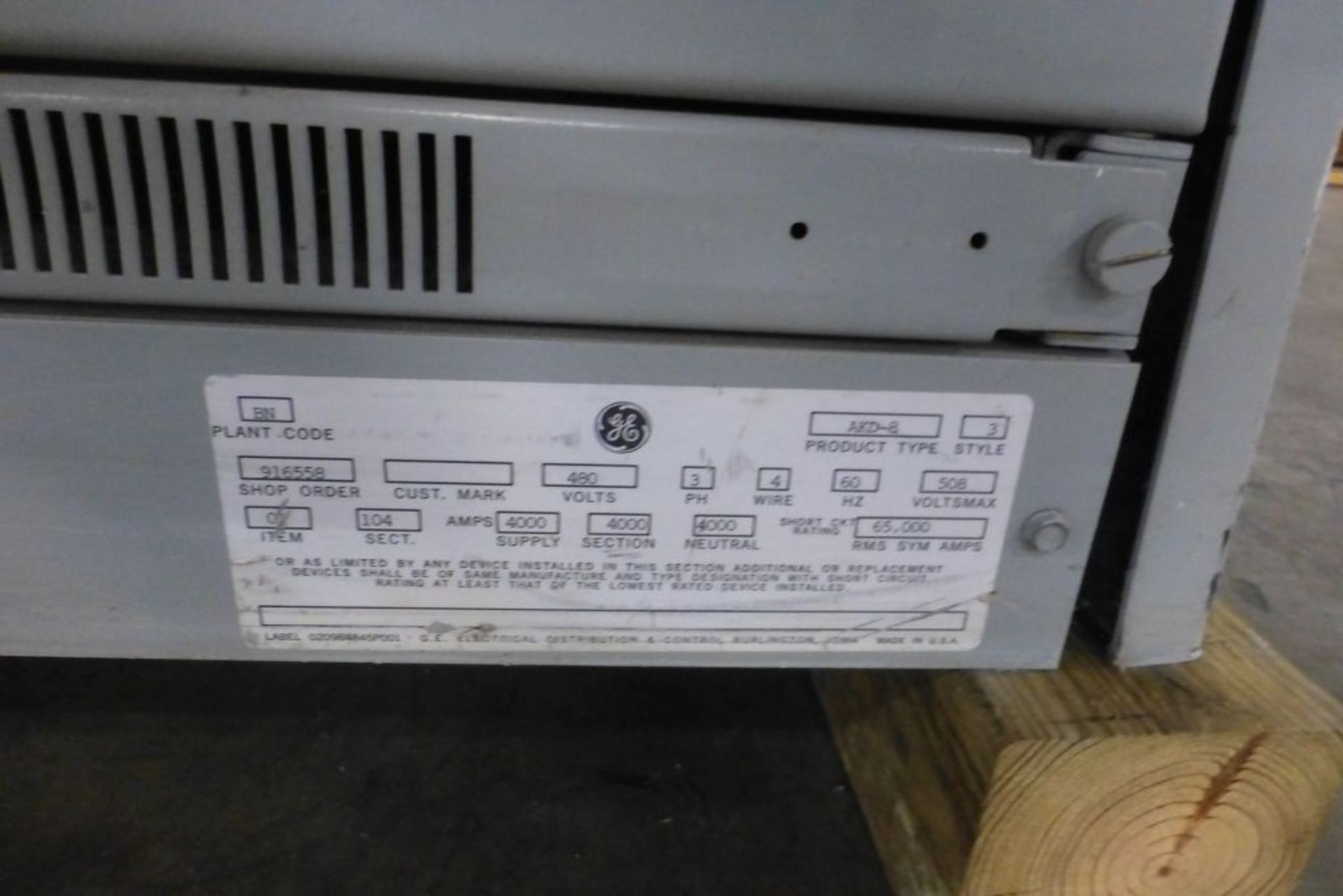 GE AKD-8 Switchgear - Image 4 of 54