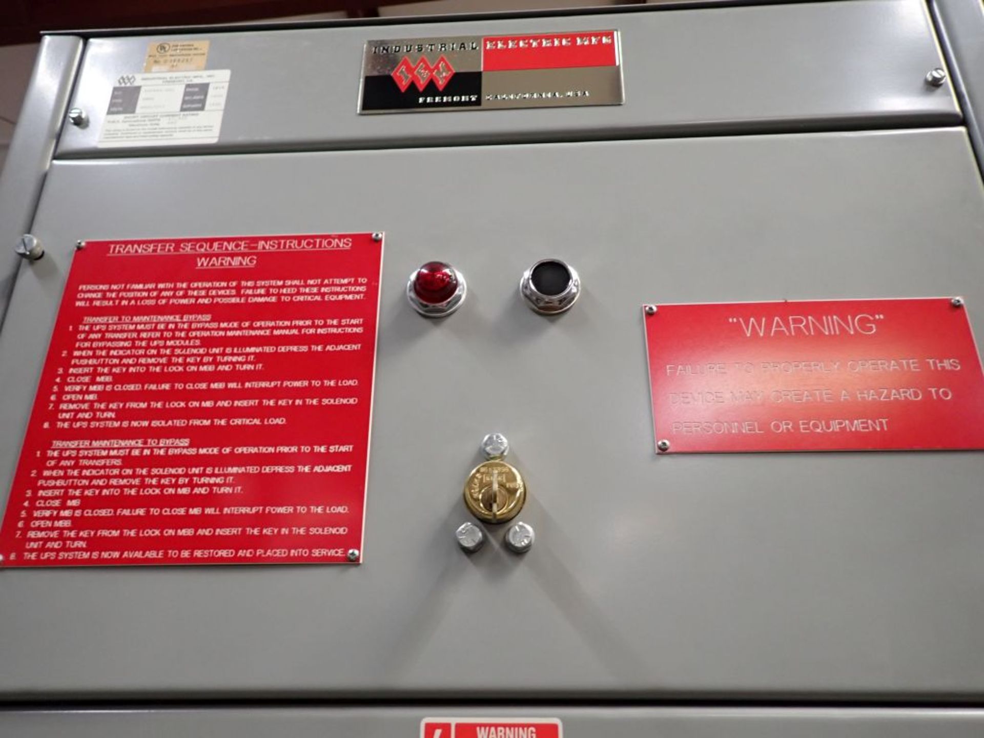 Industrial Electric Switchgear - Image 16 of 18