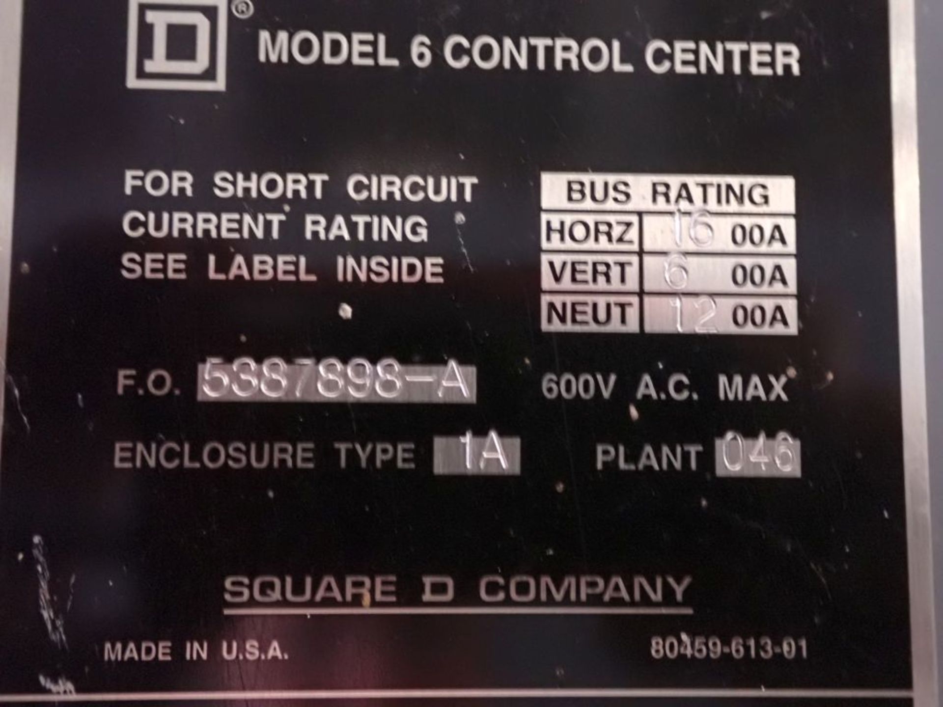 Square D Model 6 MCC - Image 5 of 40