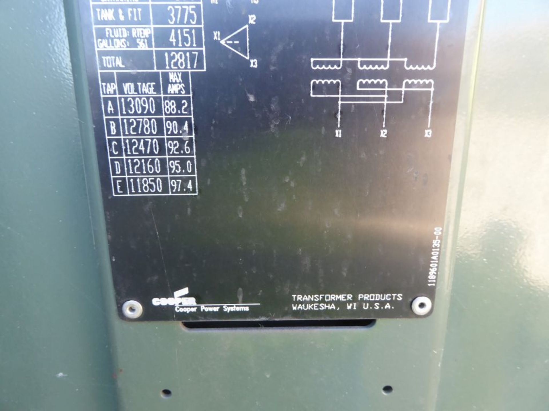 Cooper 2000 KVA Padmount Transformer - Image 11 of 13