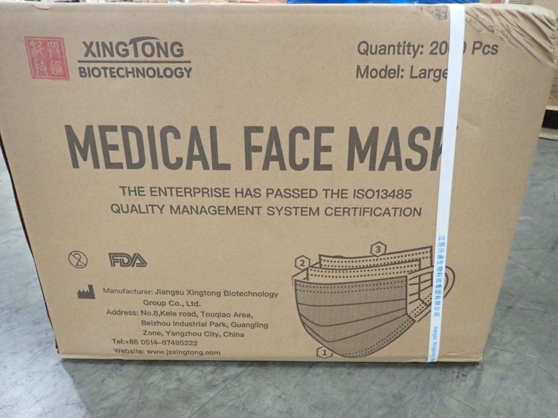Lot of (60,000) Medical Face Mask - Image 4 of 5