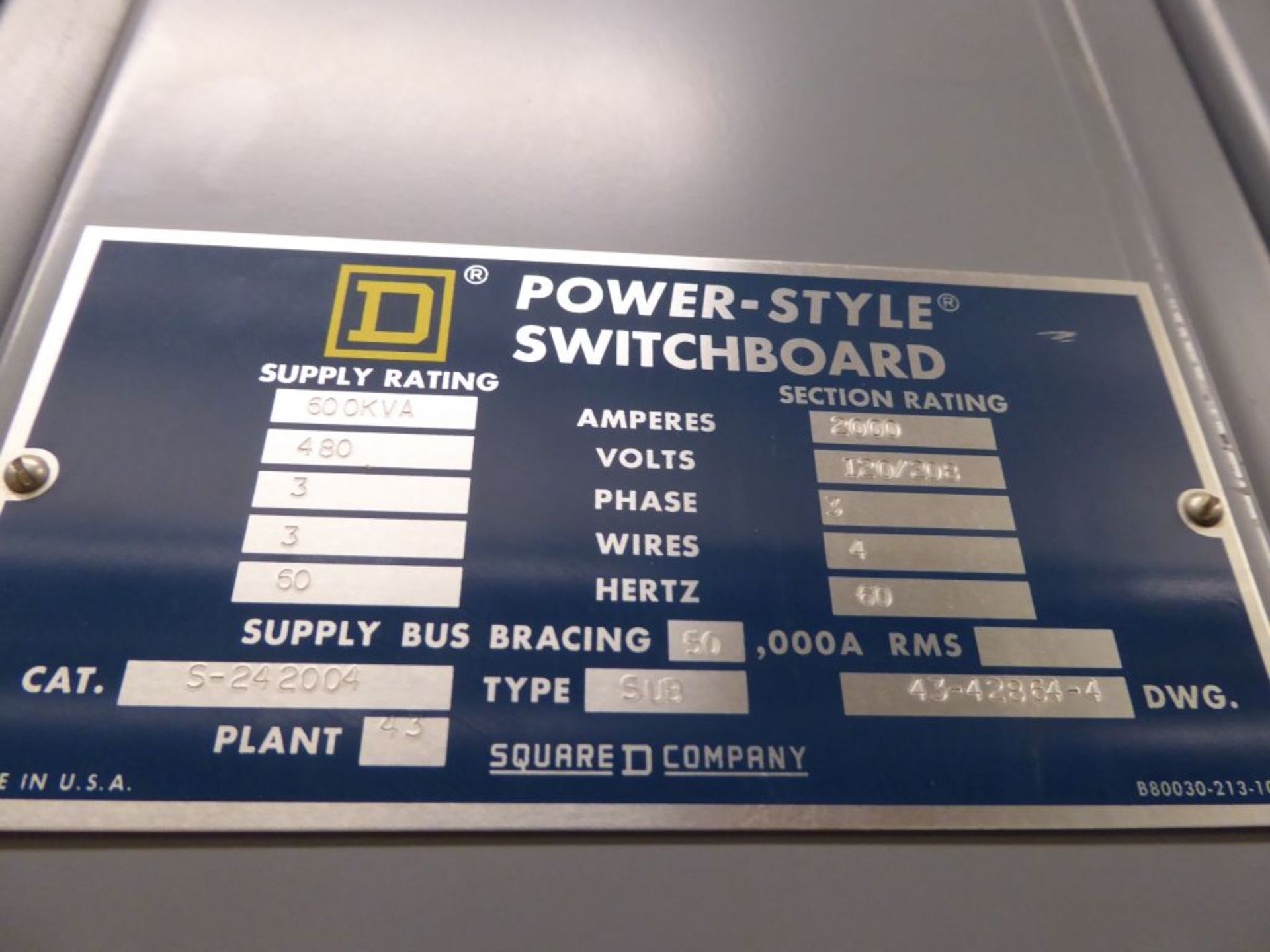 Square D I-Line Panelboard Switchgear - Image 2 of 26