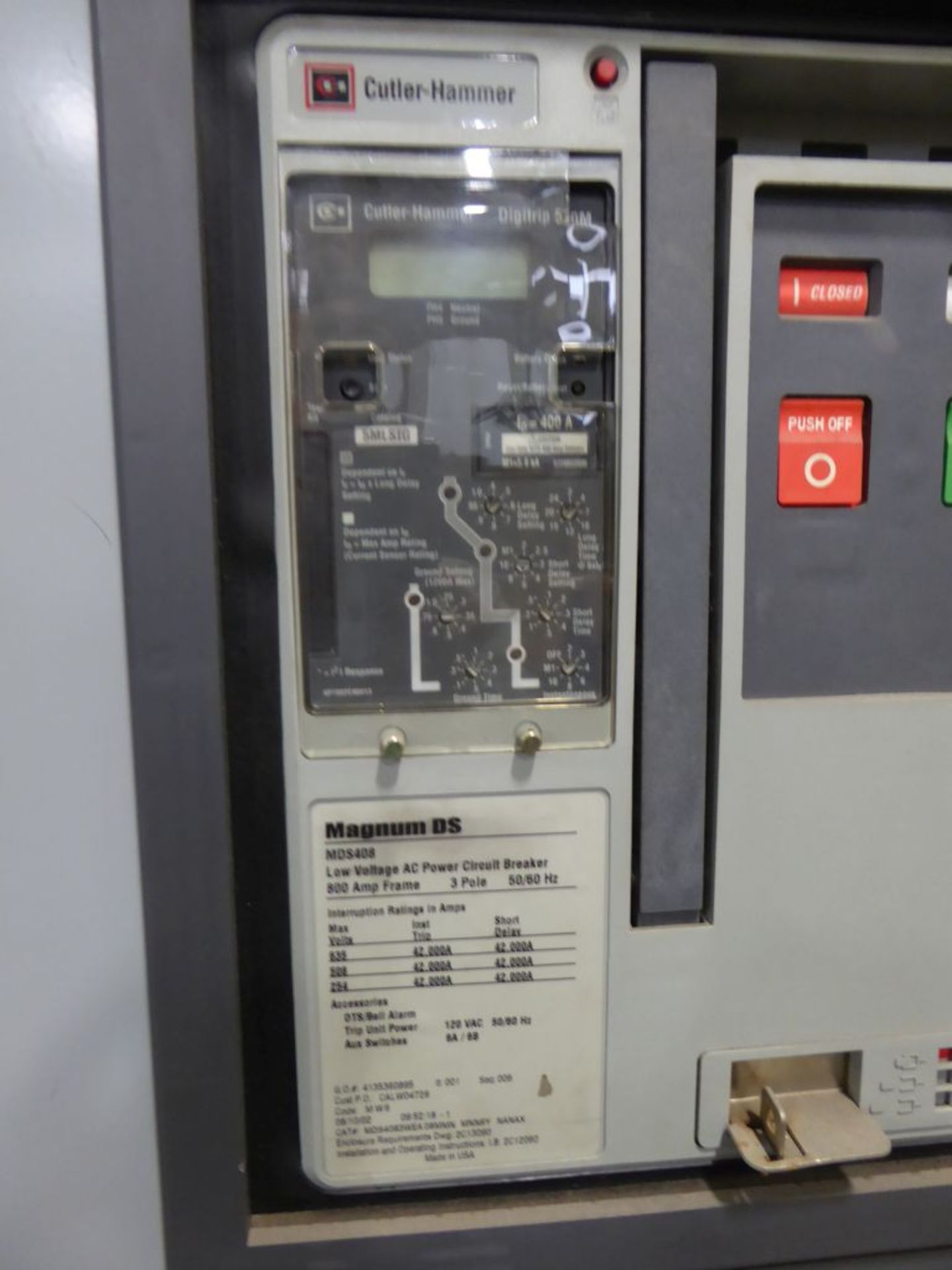 Located in Fridley, MN - Cutler-Hammer Magnum DS Switchgear - Image 20 of 39