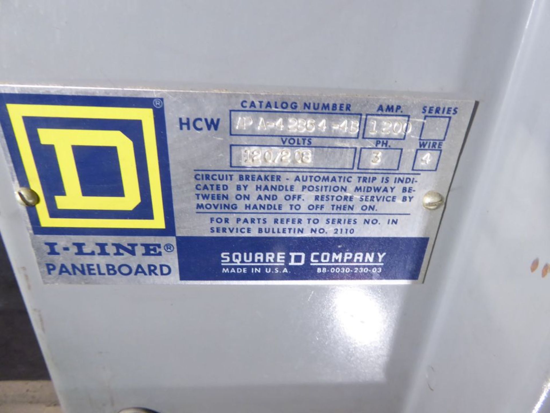 Square D I-Line Panelboard Switchgear - Image 23 of 26