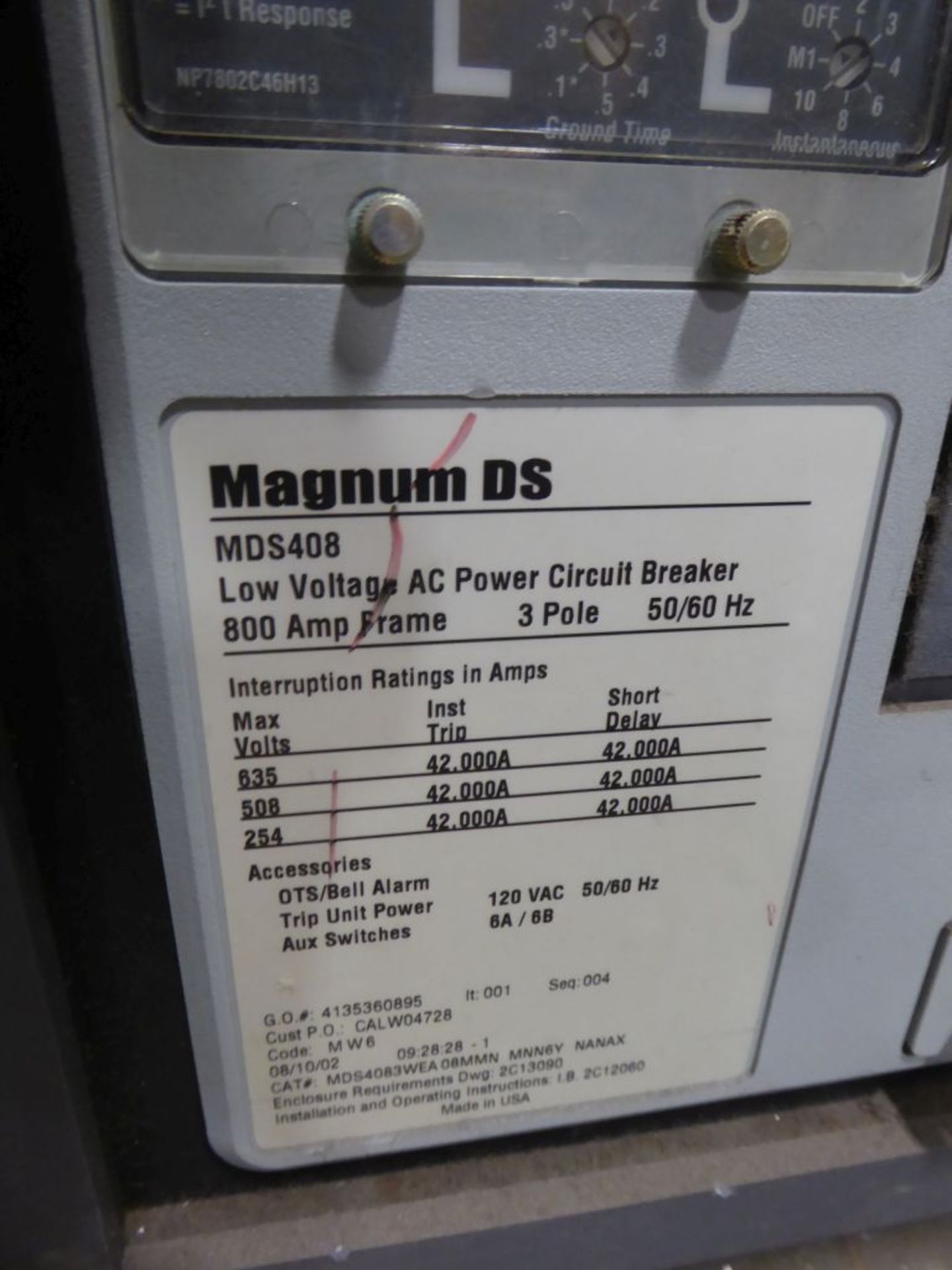 Located in Fridley, MN - Cutler-Hammer Magnum DS Switchgear - Image 18 of 39