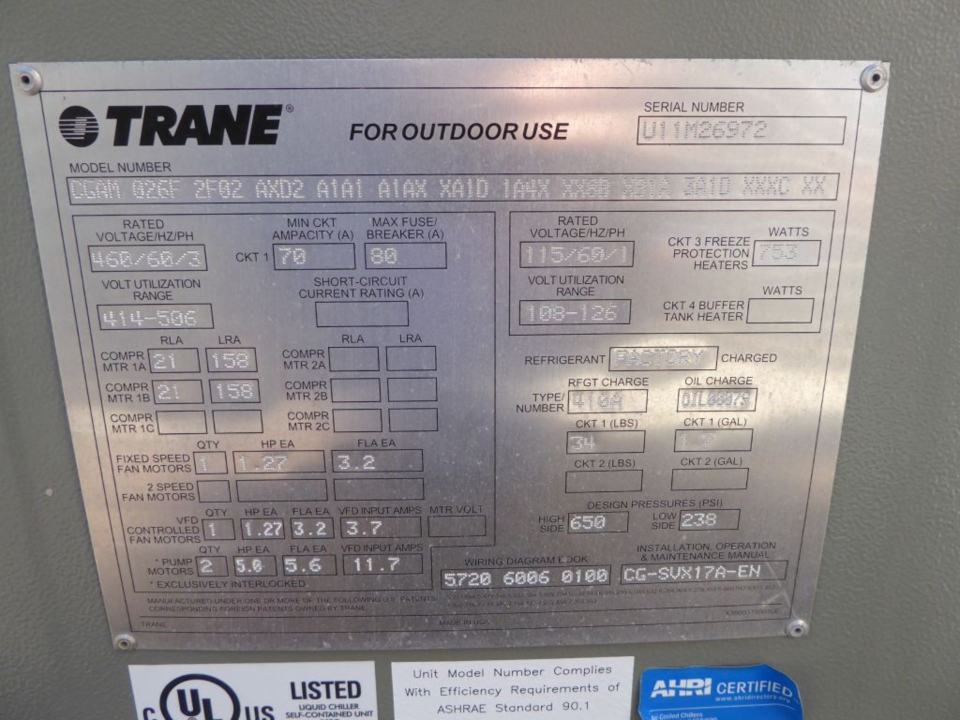 Train Air Cooled Scroll Chiller - Image 5 of 22