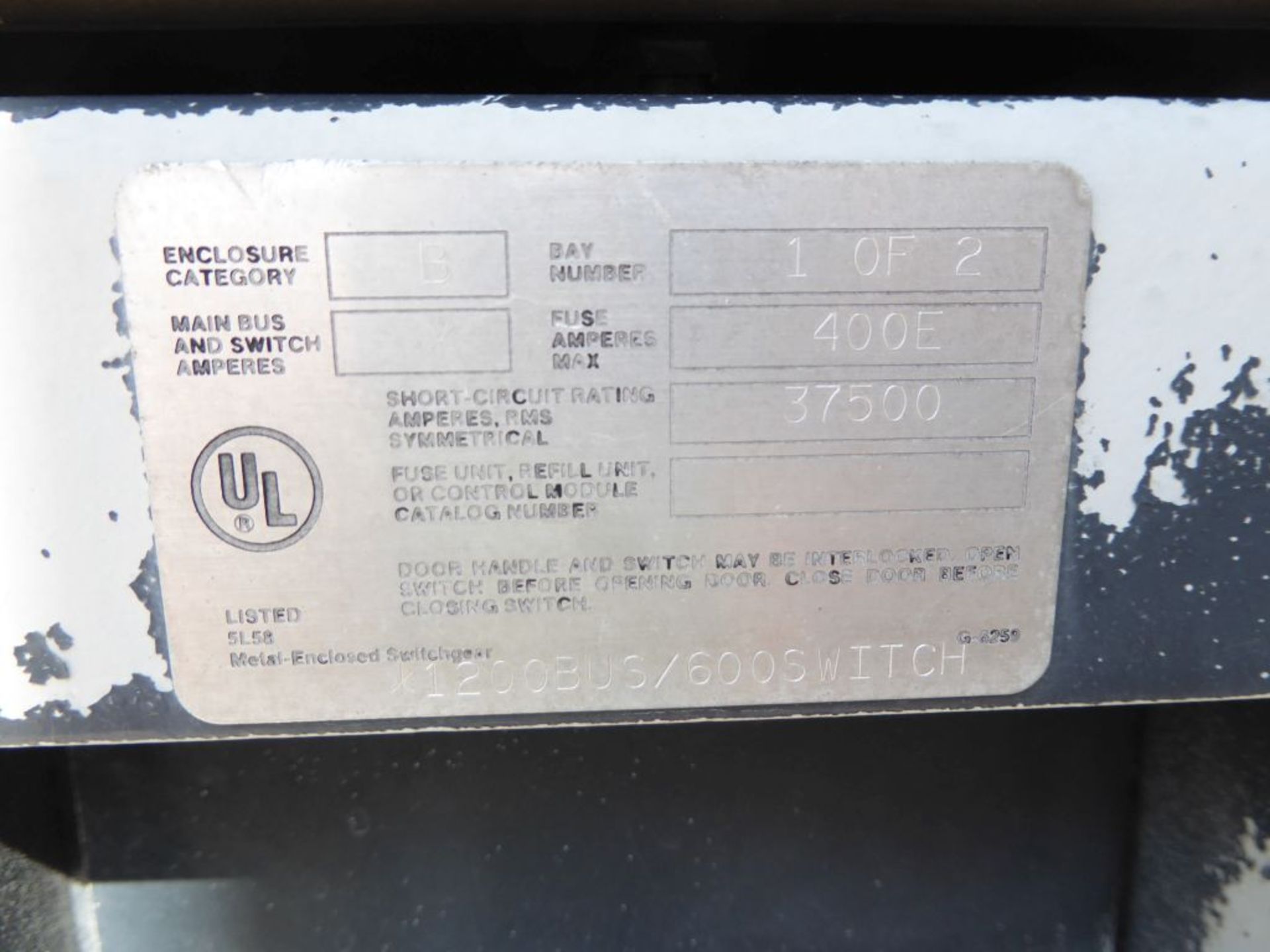 S&C Metal Enclosed Switchgear - Image 28 of 30