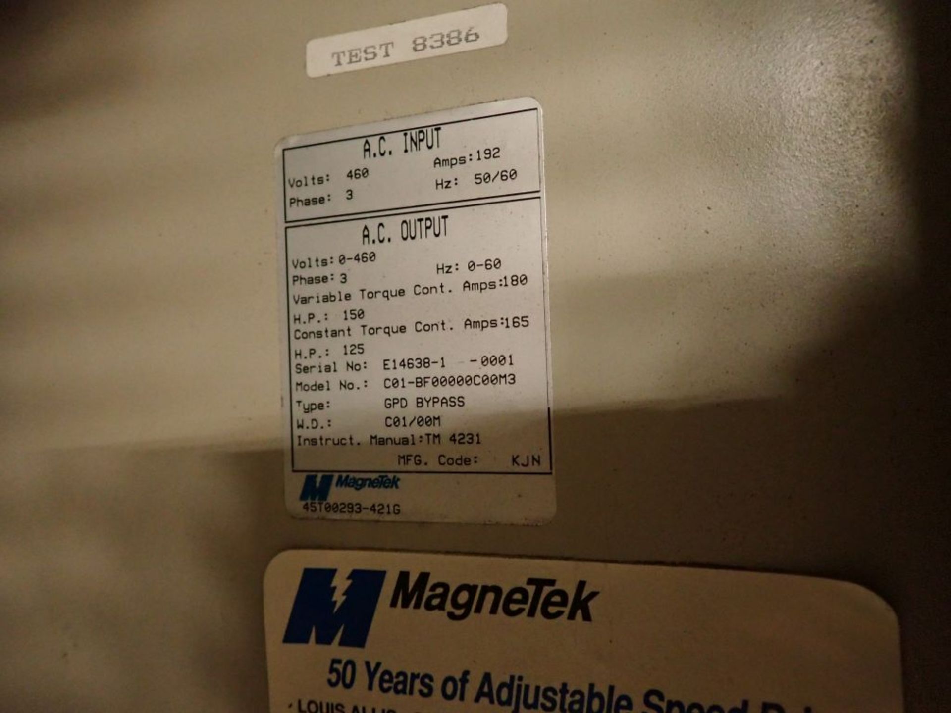 Magnetek GPD 503 Variable Frequency Drive - Image 8 of 39