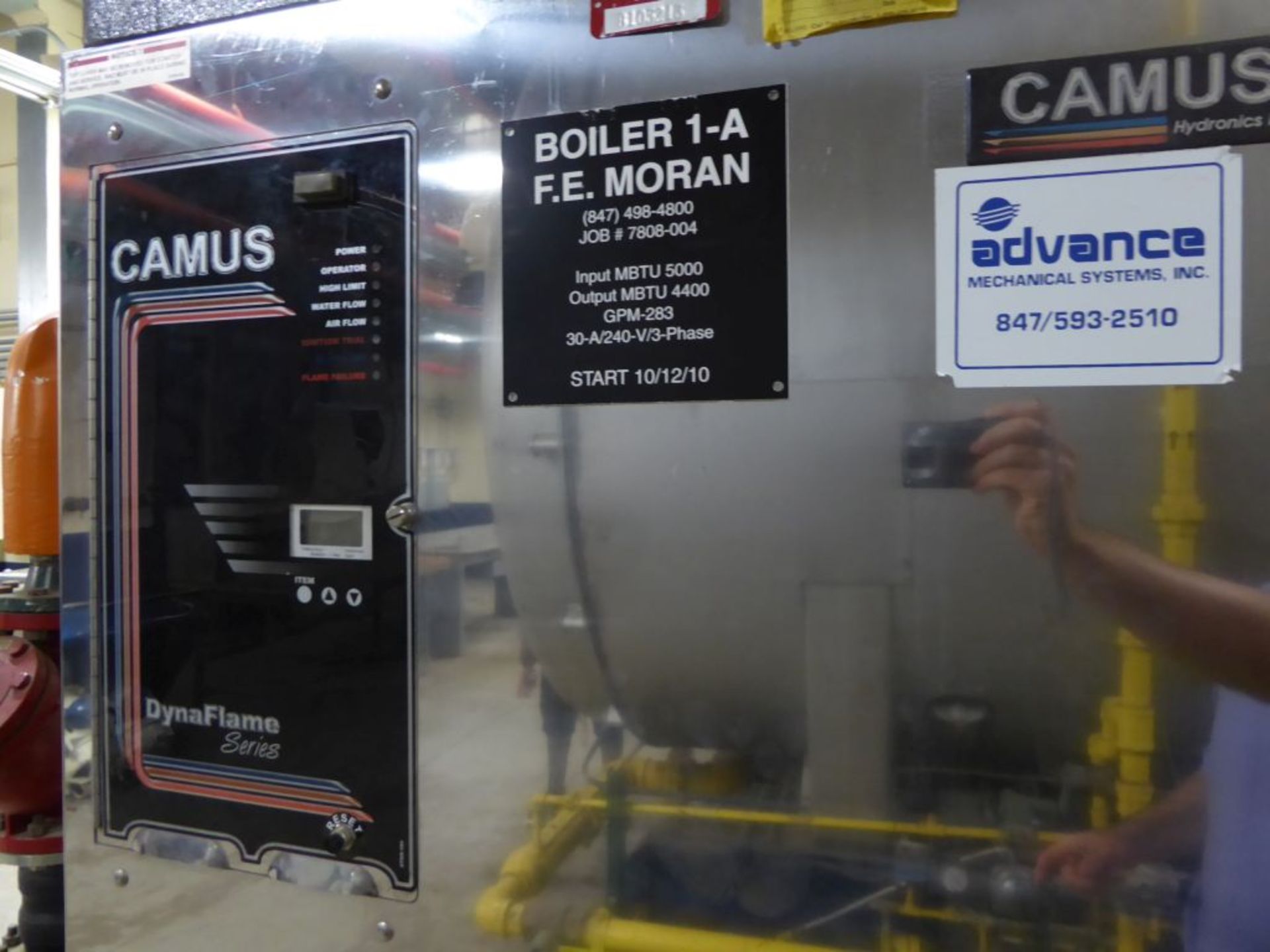 2010 Camus DynaFlame Series Boiler - Image 3 of 6