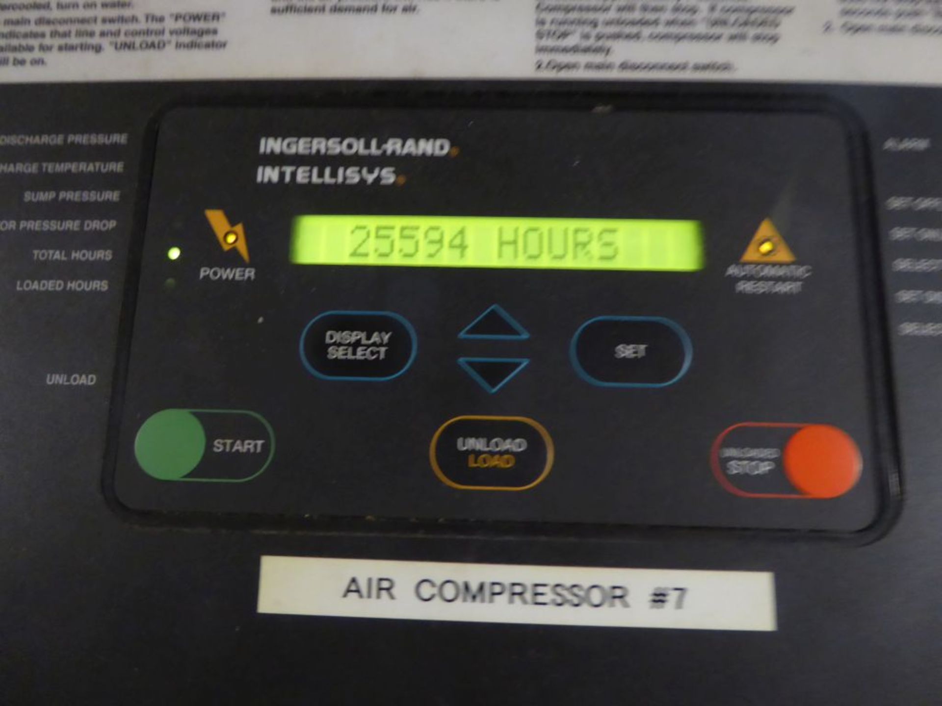 Ingersoll Rand Air Compressor - Image 6 of 7