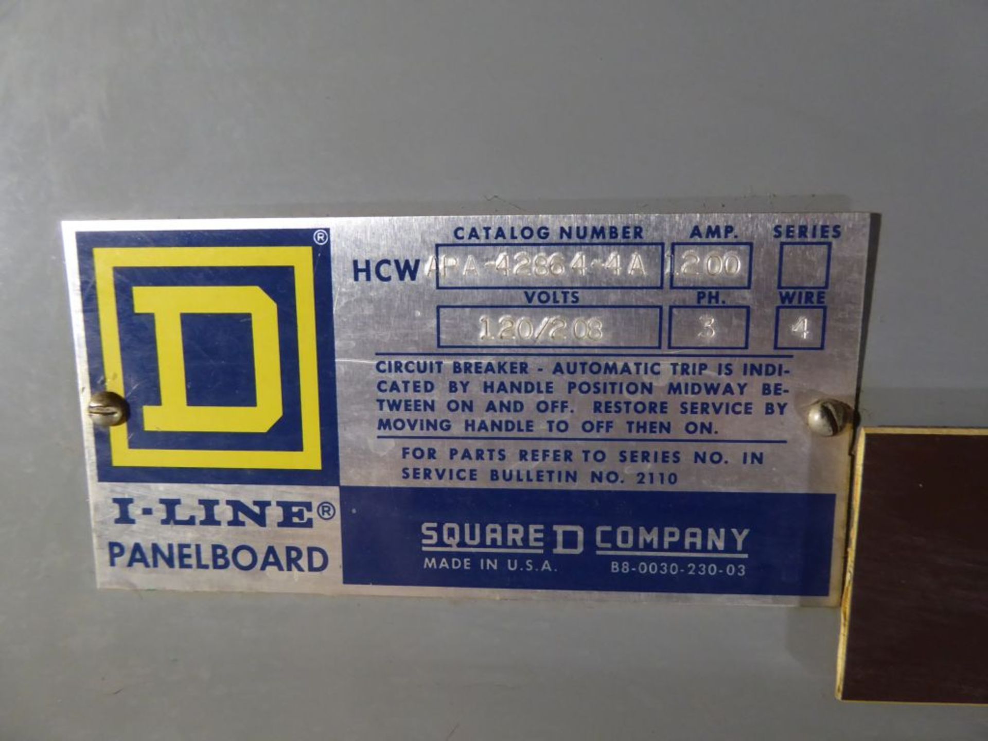 Square D I-Line Panelboard Switchgear - Image 17 of 26