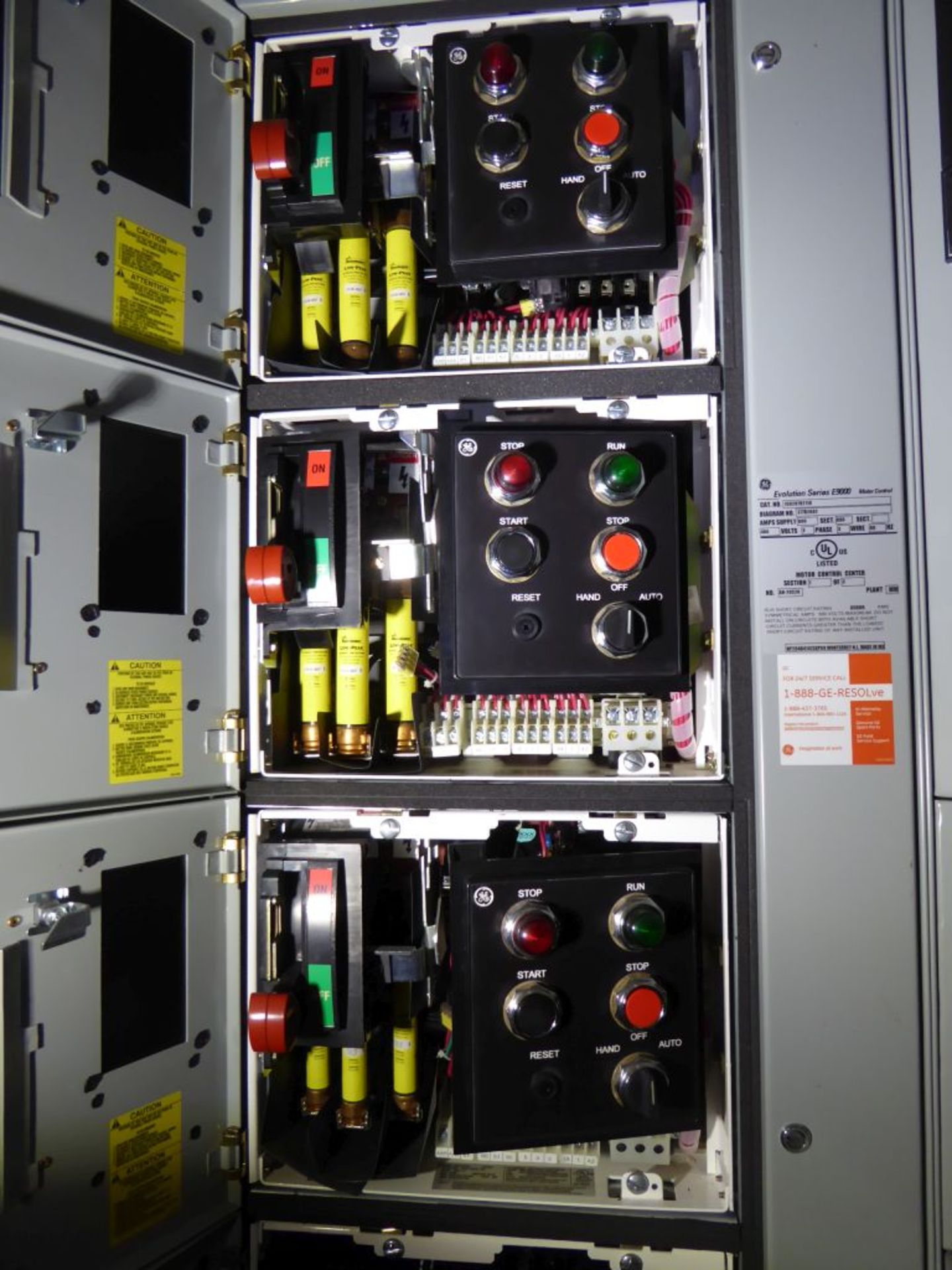 GE Evolution Series 9000 MCC Unit 3-Verticals - Image 6 of 37