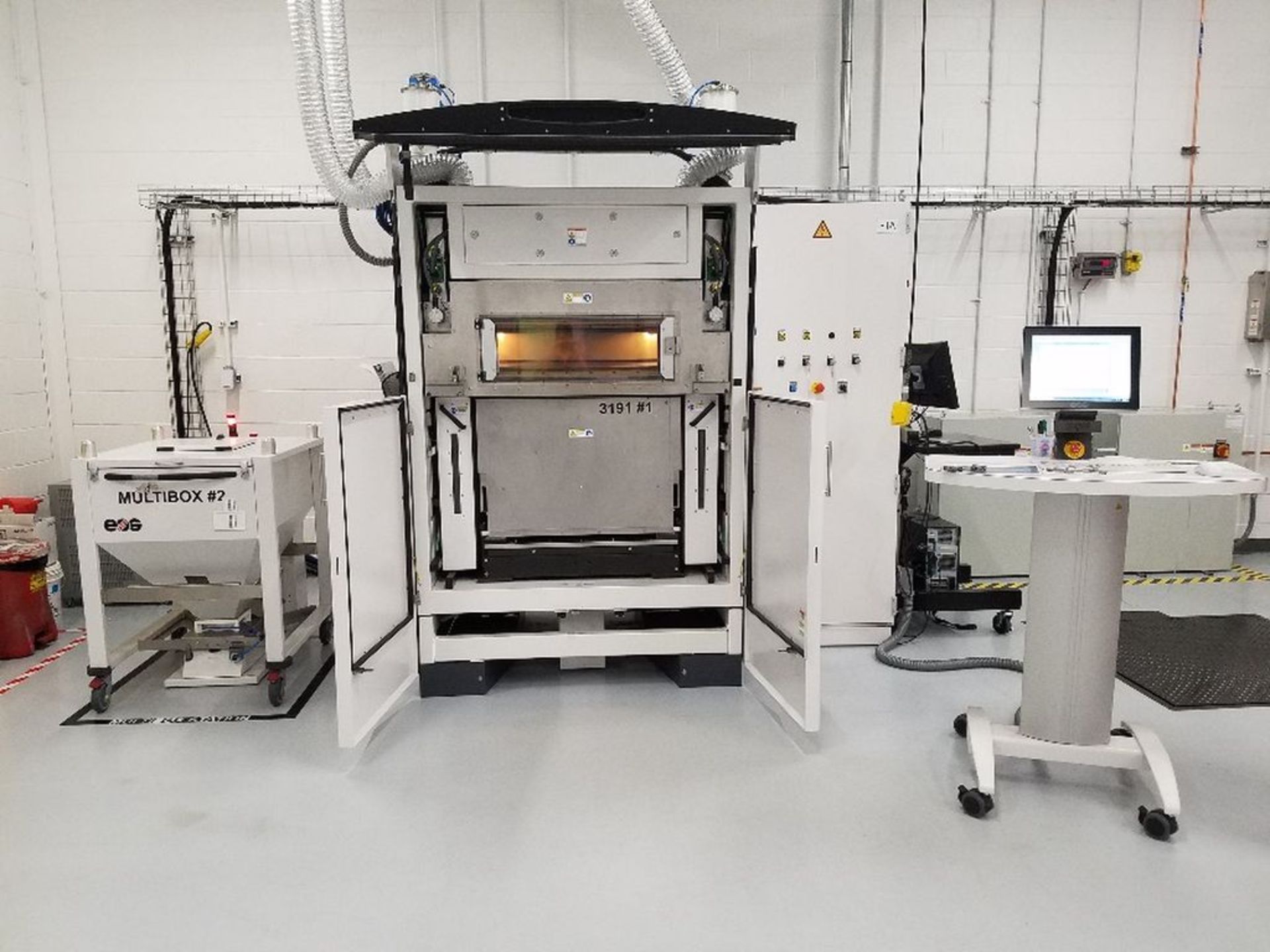 Lot of (2) EOS Additive Manufacturing Systems with (2) P800 SLS 3D Printers and Support Equipment