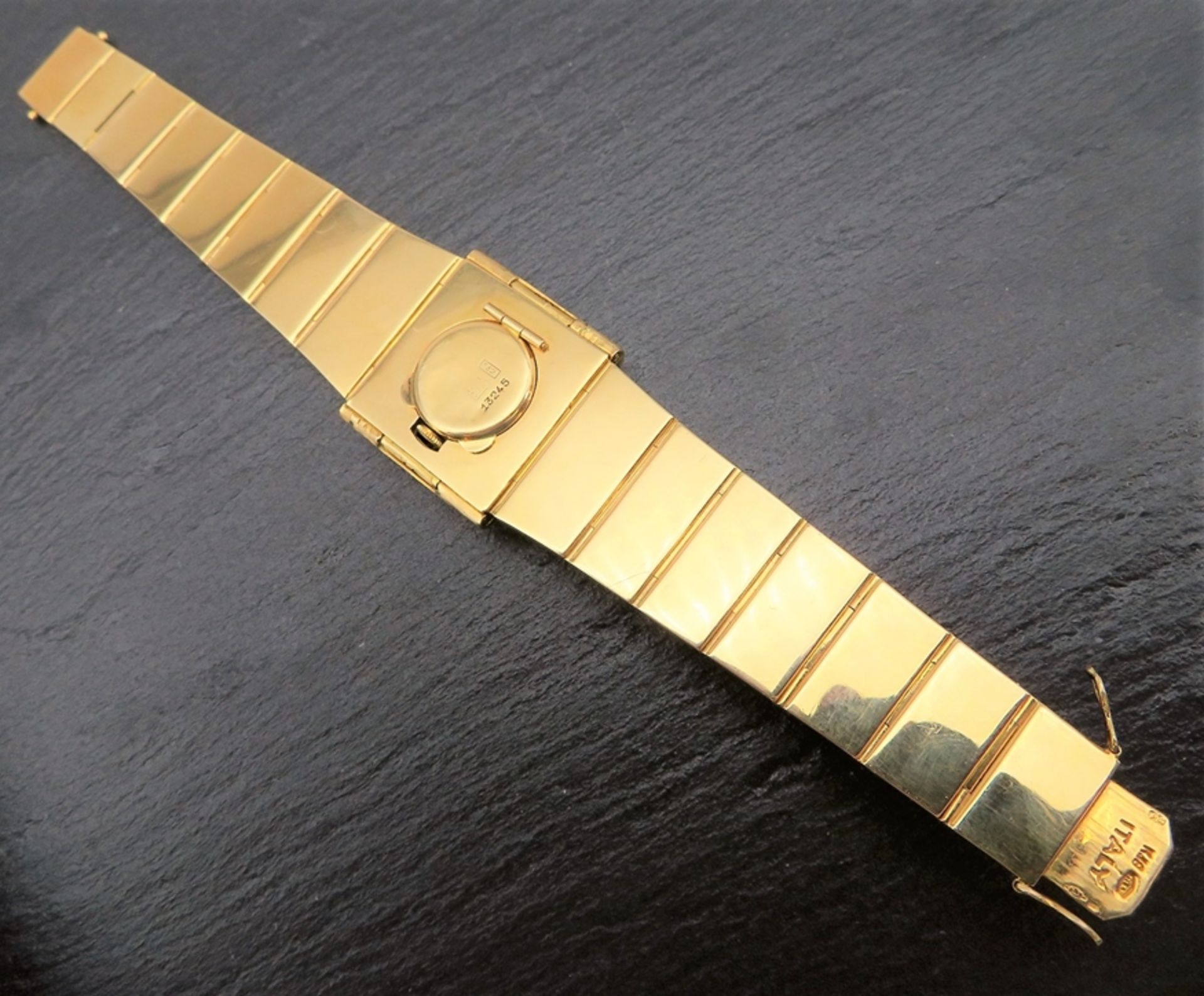 Designer Armbanduhr, Schweiz, Colin, 1960/70er Jahre, als Armband tragbar, verdecktes Zifferblatt b - Bild 4 aus 4