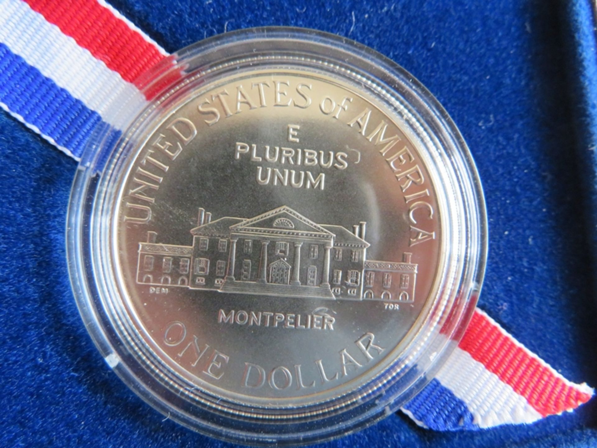 Silbermünze,1 Liberty, USA, 1 Dollar, Sondermünze von 1993 „Bill of Rights“, geprägt von der Denve - Bild 2 aus 2