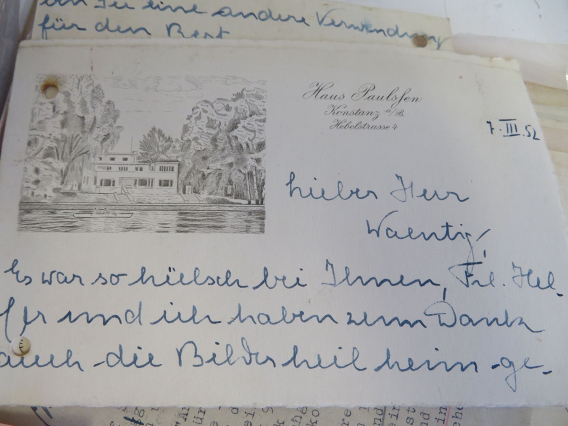 Waentig, Walter, 1881 - 1962, Zittau - Gaienhofen, - Bild 2 aus 2