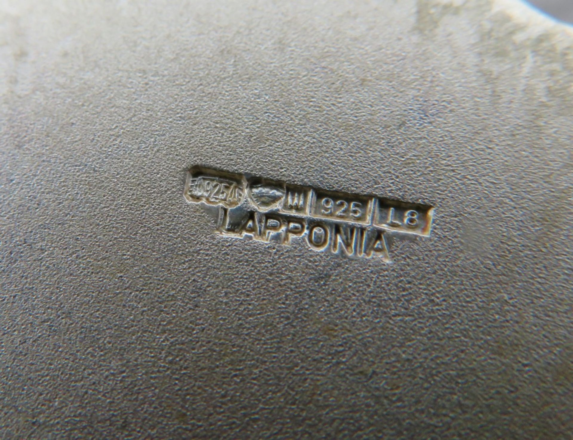 Designer Anhänger an austauschbarer Kette, Finnland, Lapponia, 1988, Silber 925/000, 76,5 g, sign., - Image 4 of 4