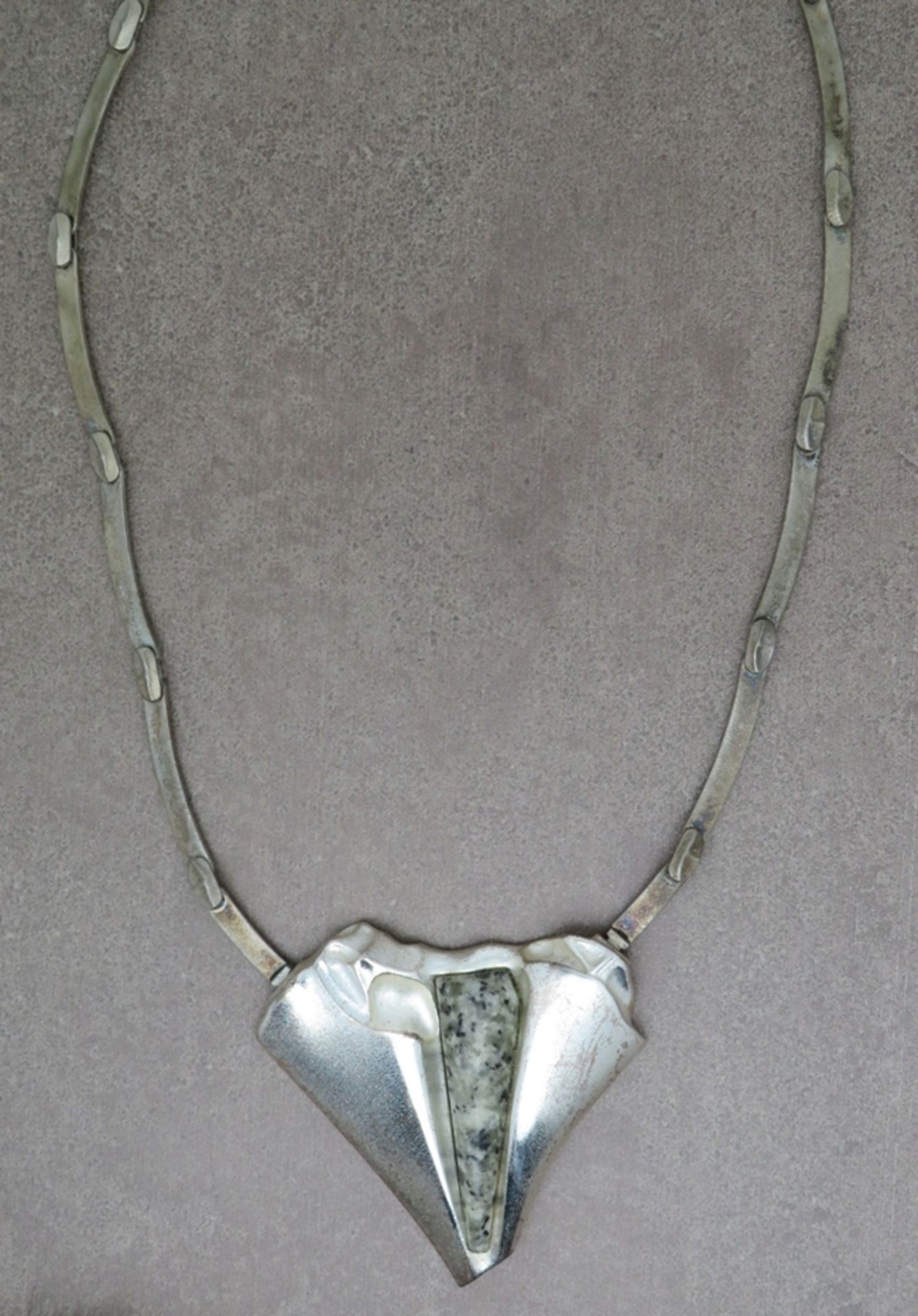 Designer Anhänger an austauschbarer Kette, Finnland, Lapponia, 1988, Silber 925/000, 76,5 g, sign., - Image 3 of 4