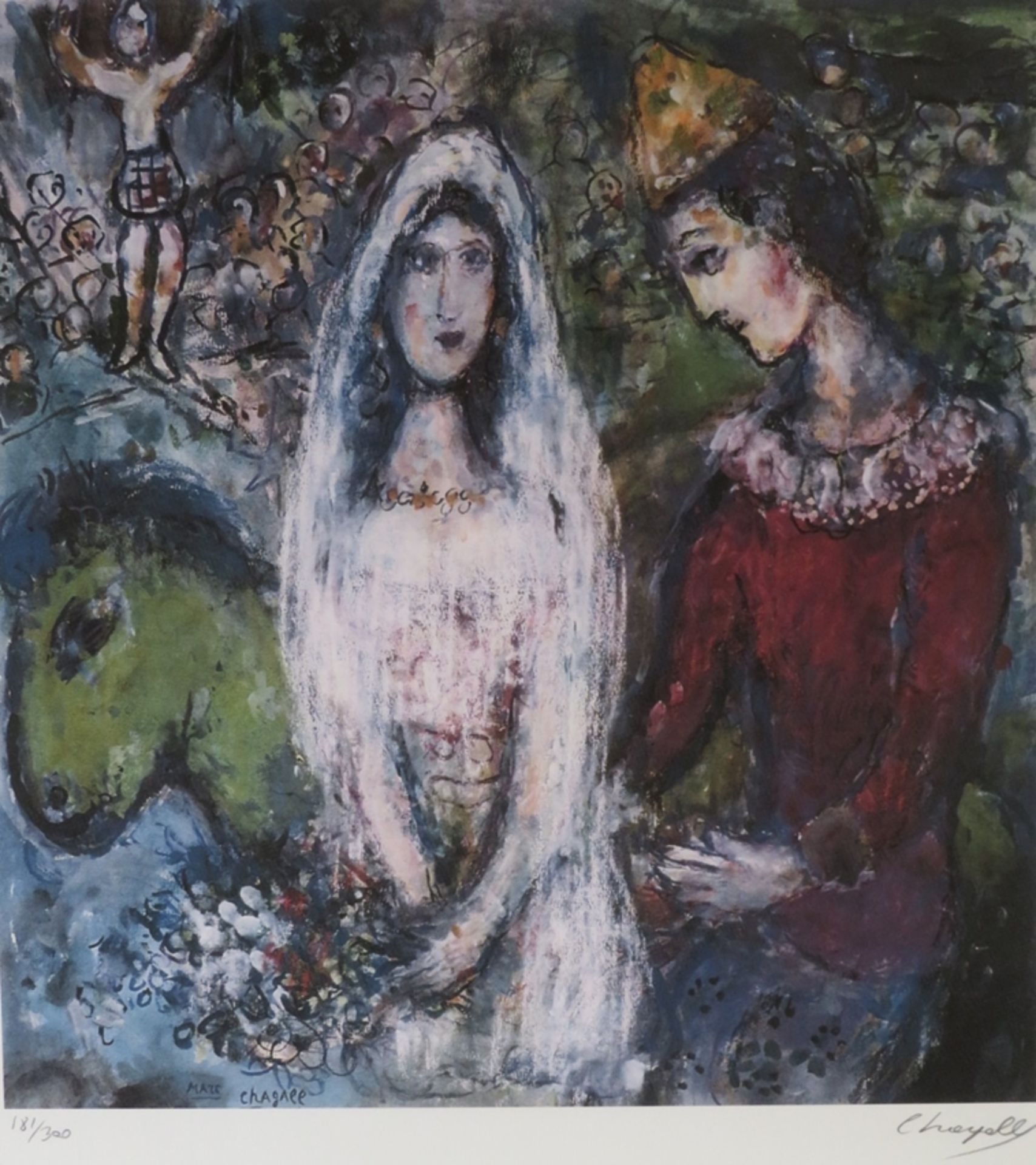 Chagall. Marc, 1887 - 1985, Peskowatik - Saint-Paul-de-Vence, französischer-russischer Maler,